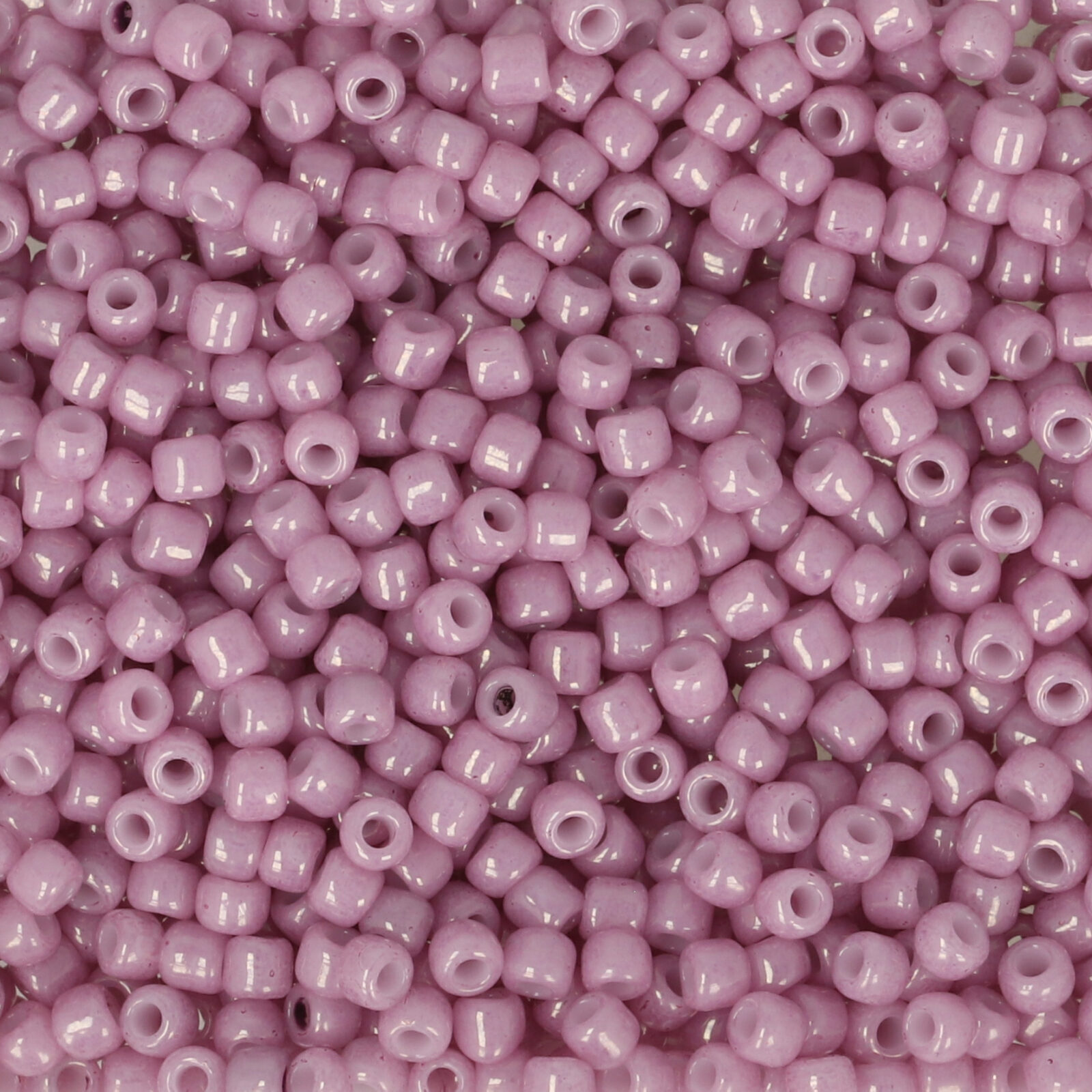 rocaille toho seed beads 11/0 opaque lustered pale mauve (127) | 10gr