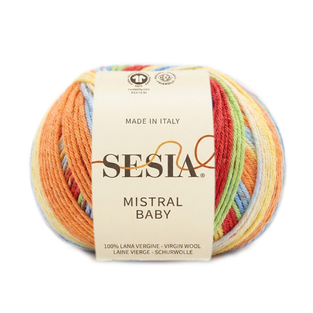 sesia mistral baby - green (0487) - 50gr (175mt) | 1pc