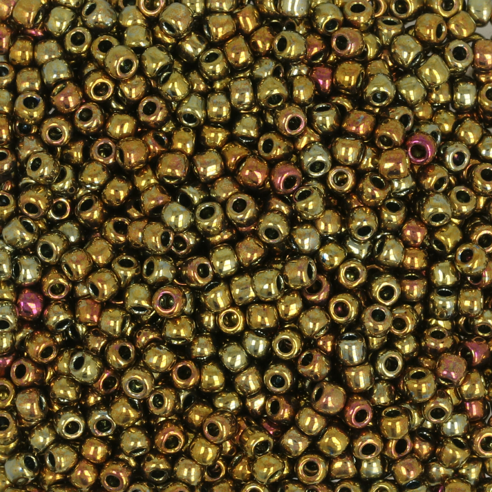 rocaille toho seed beads 11/0 galvanized carnival (513) | 10gr