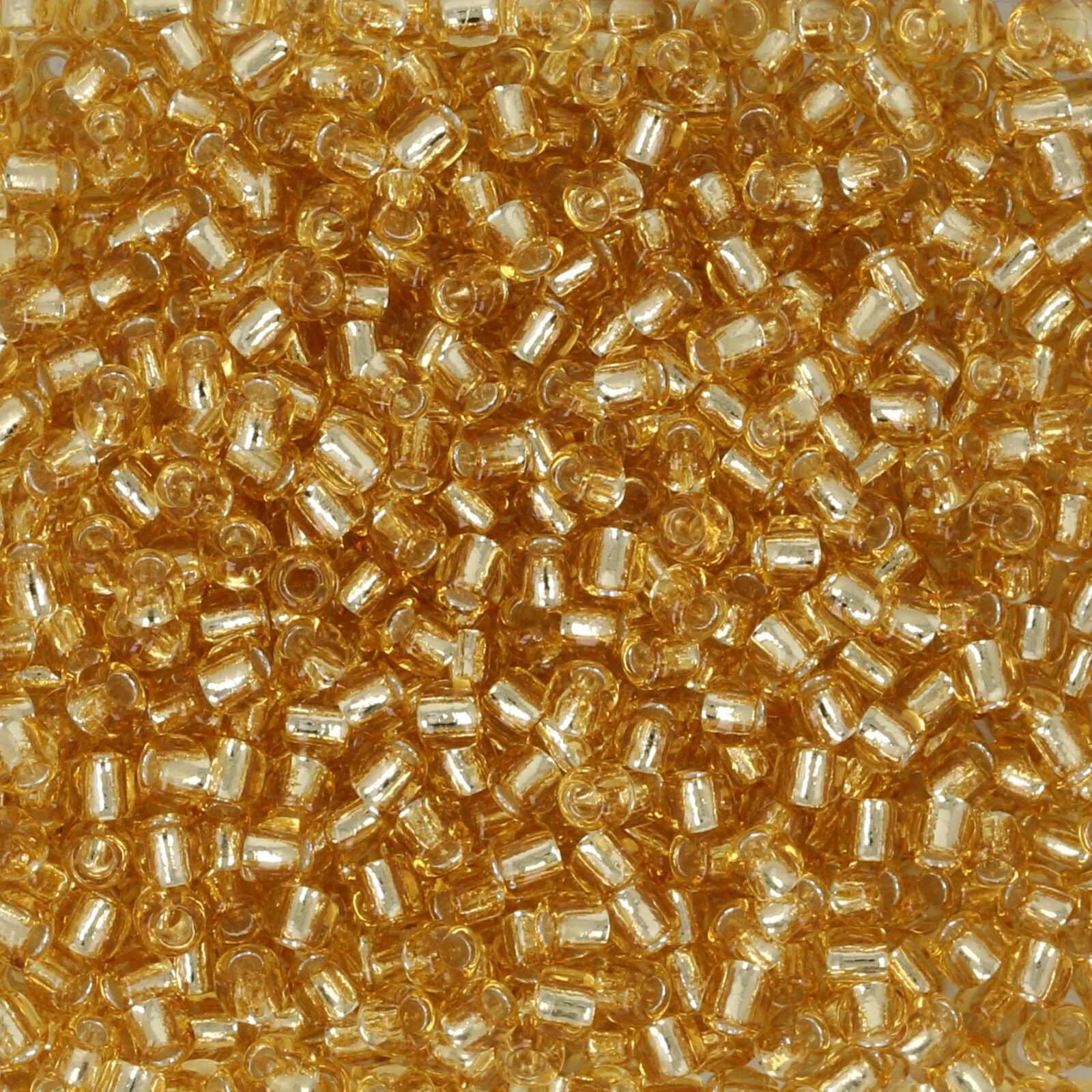 saatperlen toho 11/0 silver lined light topaz (22) | 10gr