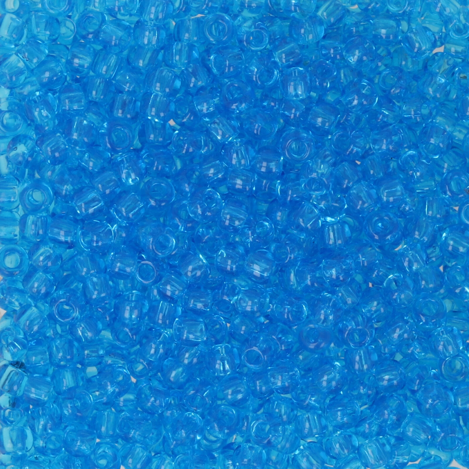 rocaille toho seed beads 11/0 transparent dark aquamarine (3b) | 10gr
