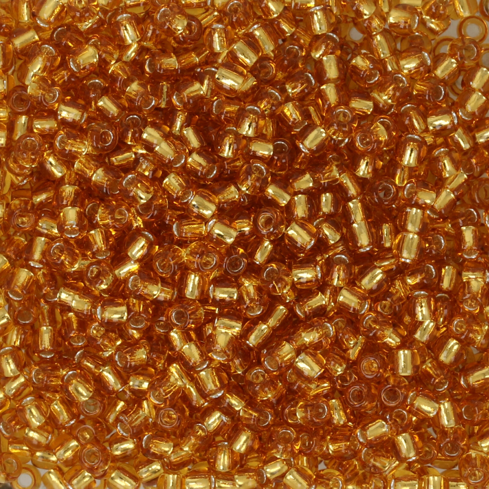 saatperlen toho 11/0 silver-lined medium topaz (22b) | 10gr