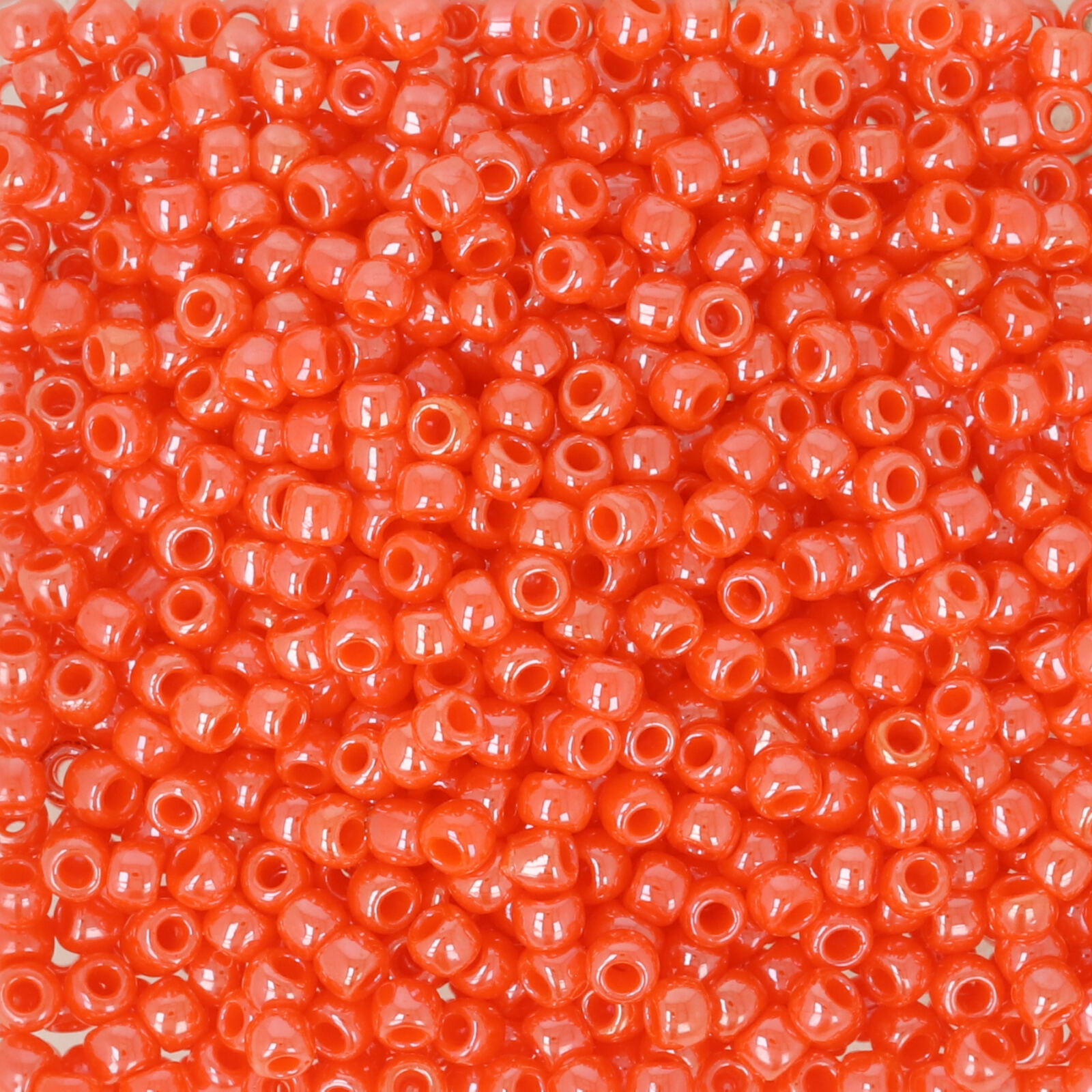 rocaille toho seed beads 11/0 opaque luster pumpkin (129) | 10gr