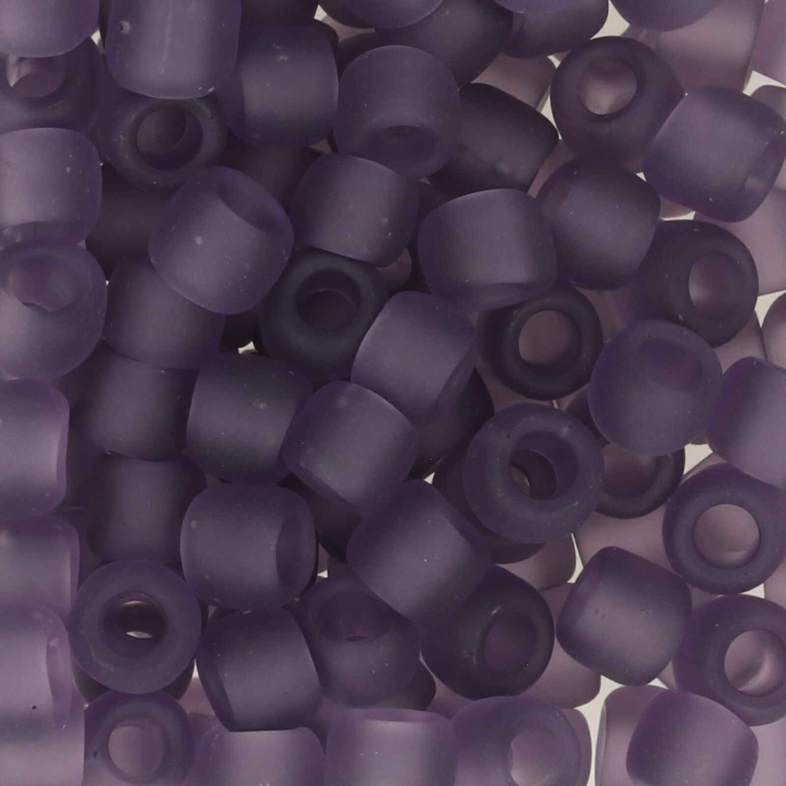 rocaille toho seed beads 6/0 - transparent frosted sugar plum (19f) | 10gr