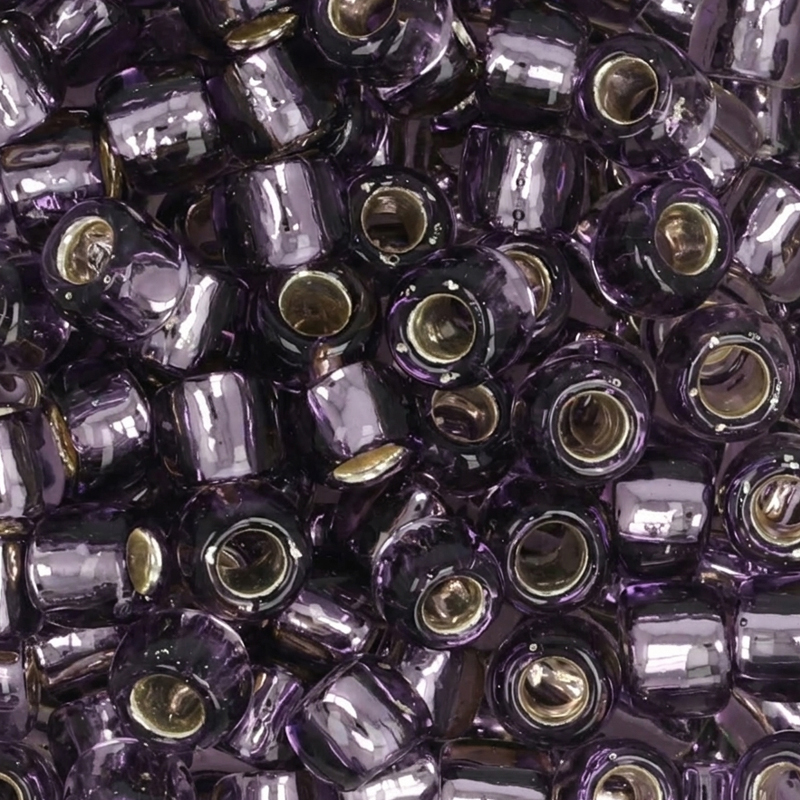 rocaille toho seed beads 6/0 - silver-lined tanzanite (39) | 10gr