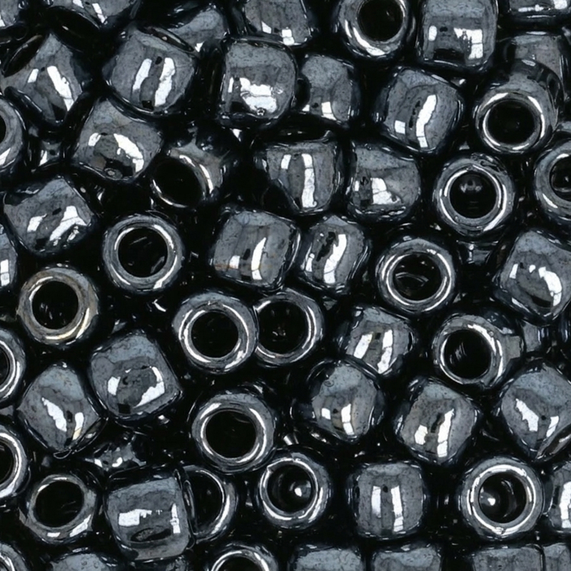 saatperlen toho 6/0 metallic hematite (81) | 10gr