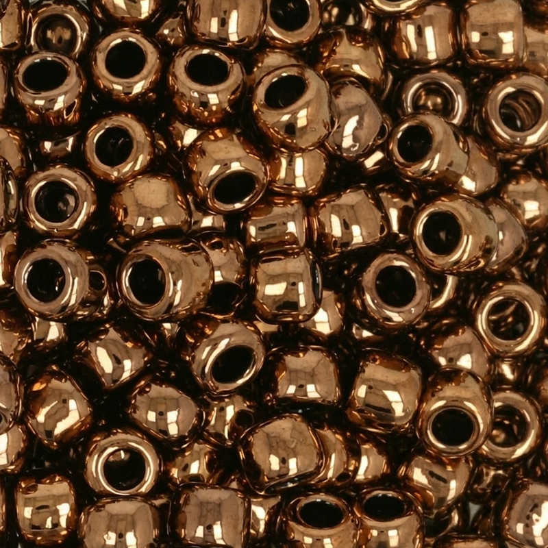 rocaille toho seed beads 6/0 - bronze (221) | 10gr