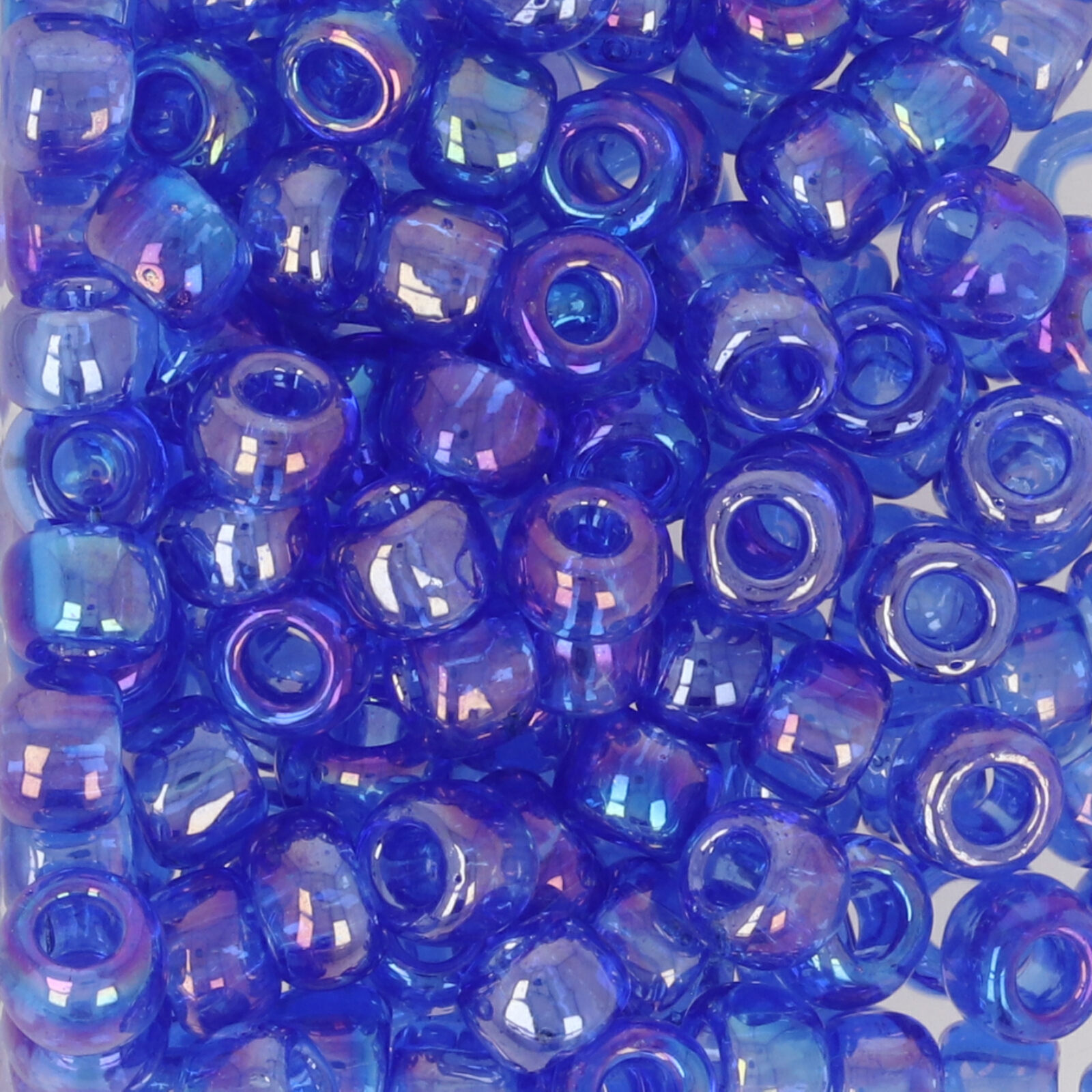 rocaille toho seed beads 6/0 - transparent rainbow sapphire (178) | 10gr