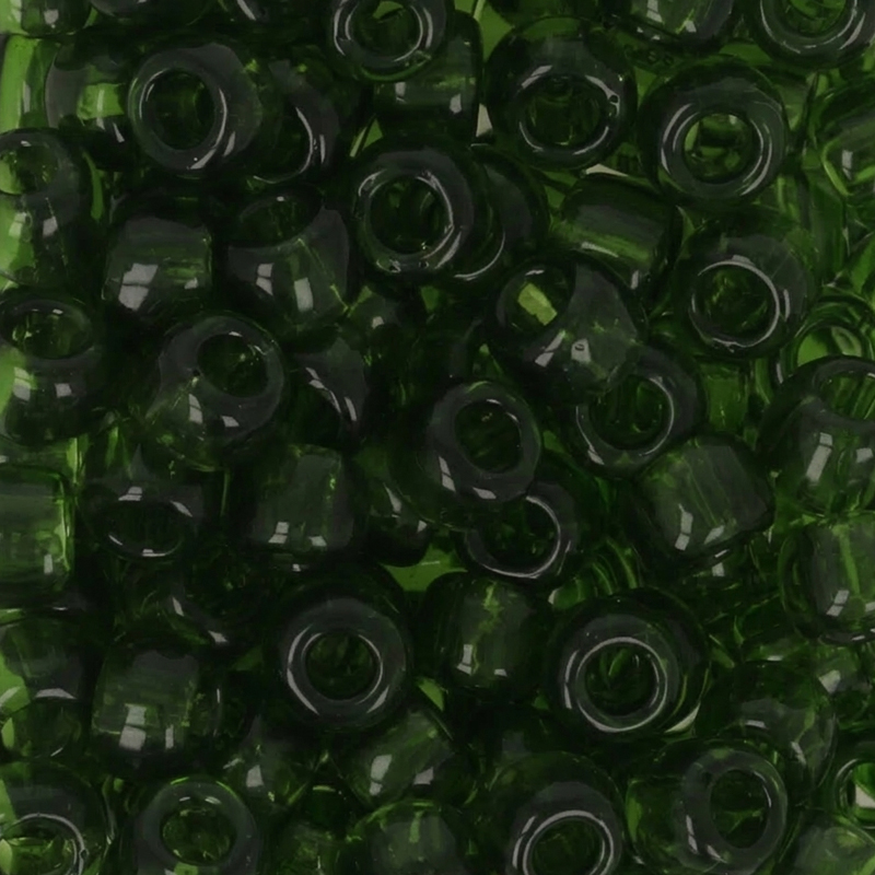 rocaille toho seed beads 6/0 - transparent olivine (940) | 10gr