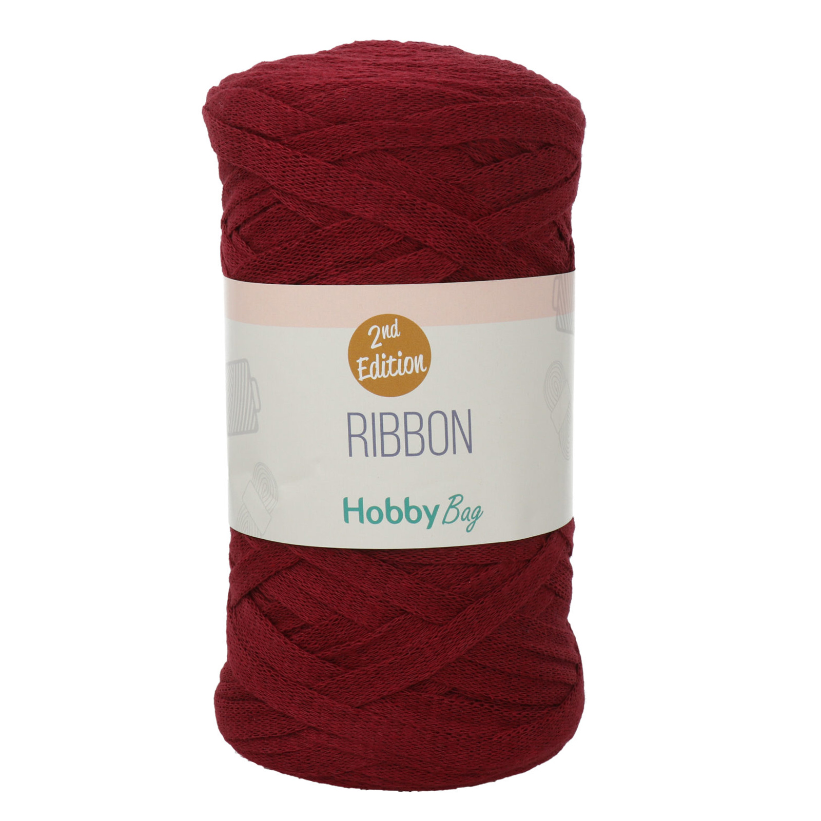 hobbybag ribbon 2nd - bordeaux - 250gr (125mt) | 1st