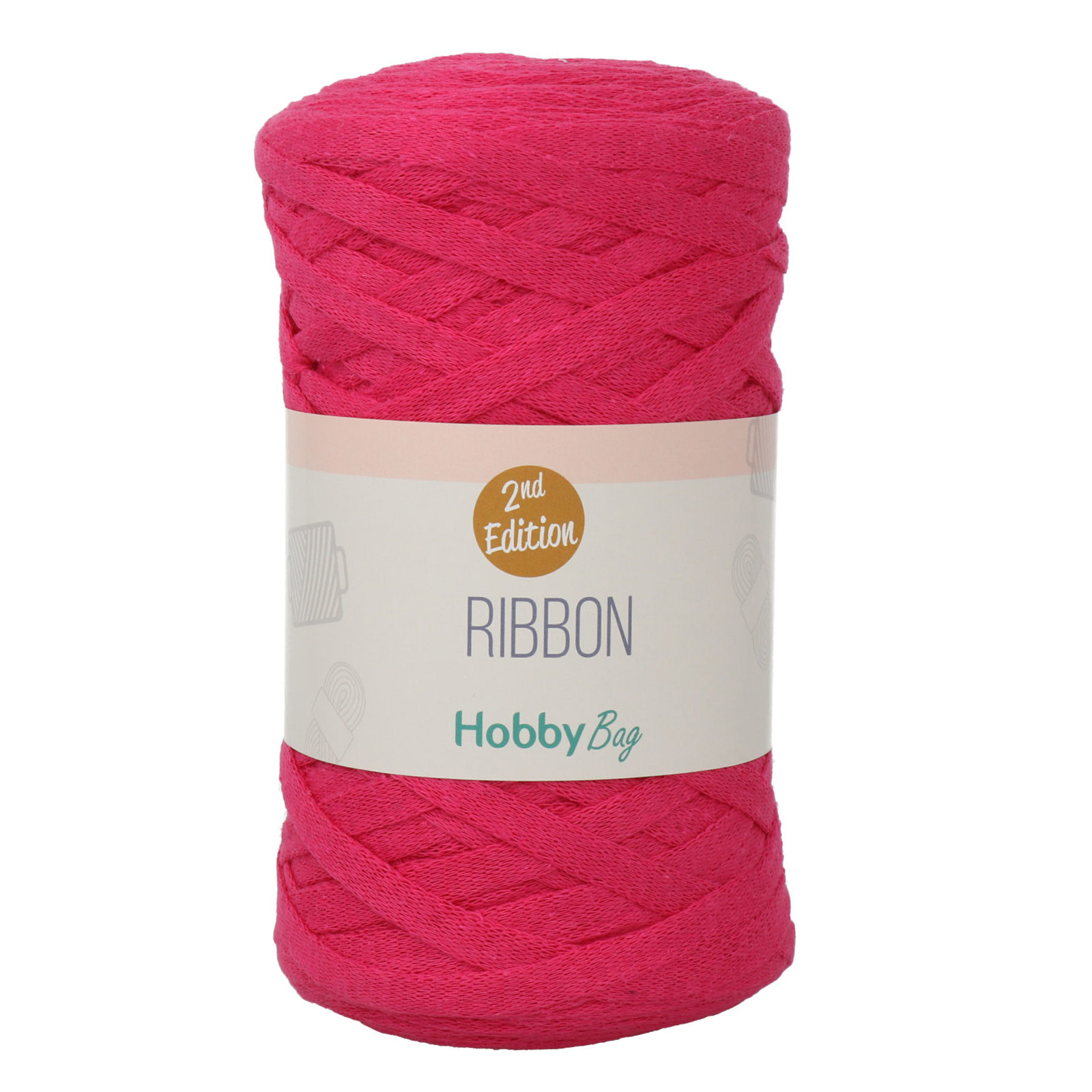 hobbybag ribbon 2nd - fuchsia - 250gr (125mt) | 1pc