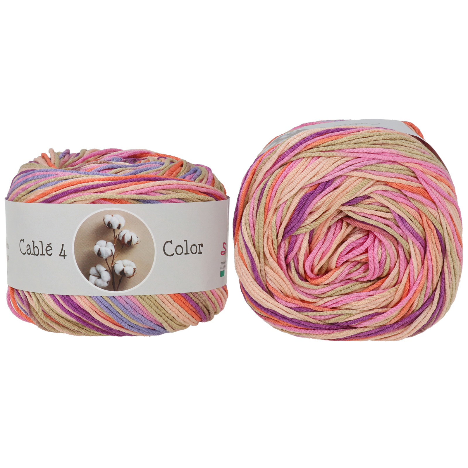 silke cablé 4 color - rose (712) -100gr (205mt) | 1pc