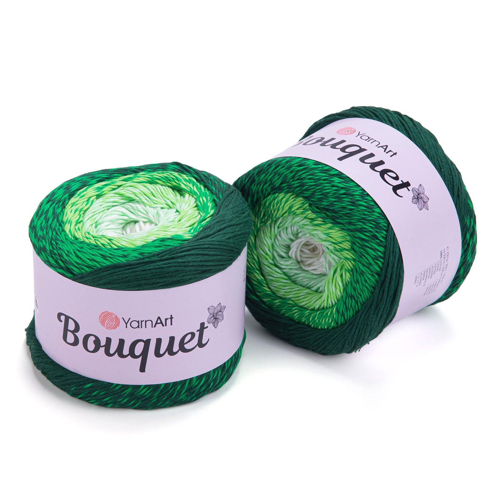 yarnart bouquet multicolor - lucky clover (720) - 250gr (500mt) | 1st