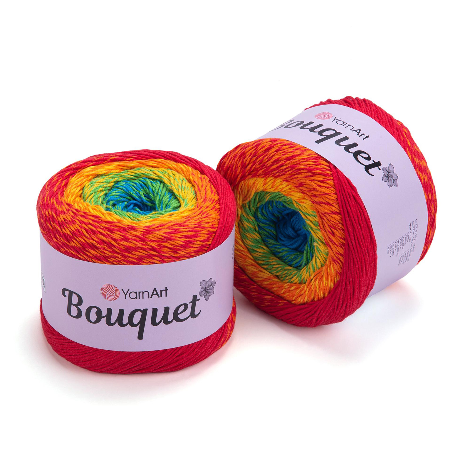 yarnart bouquet multicolor - milagro (725) - 250gr (500mt) | 1pc