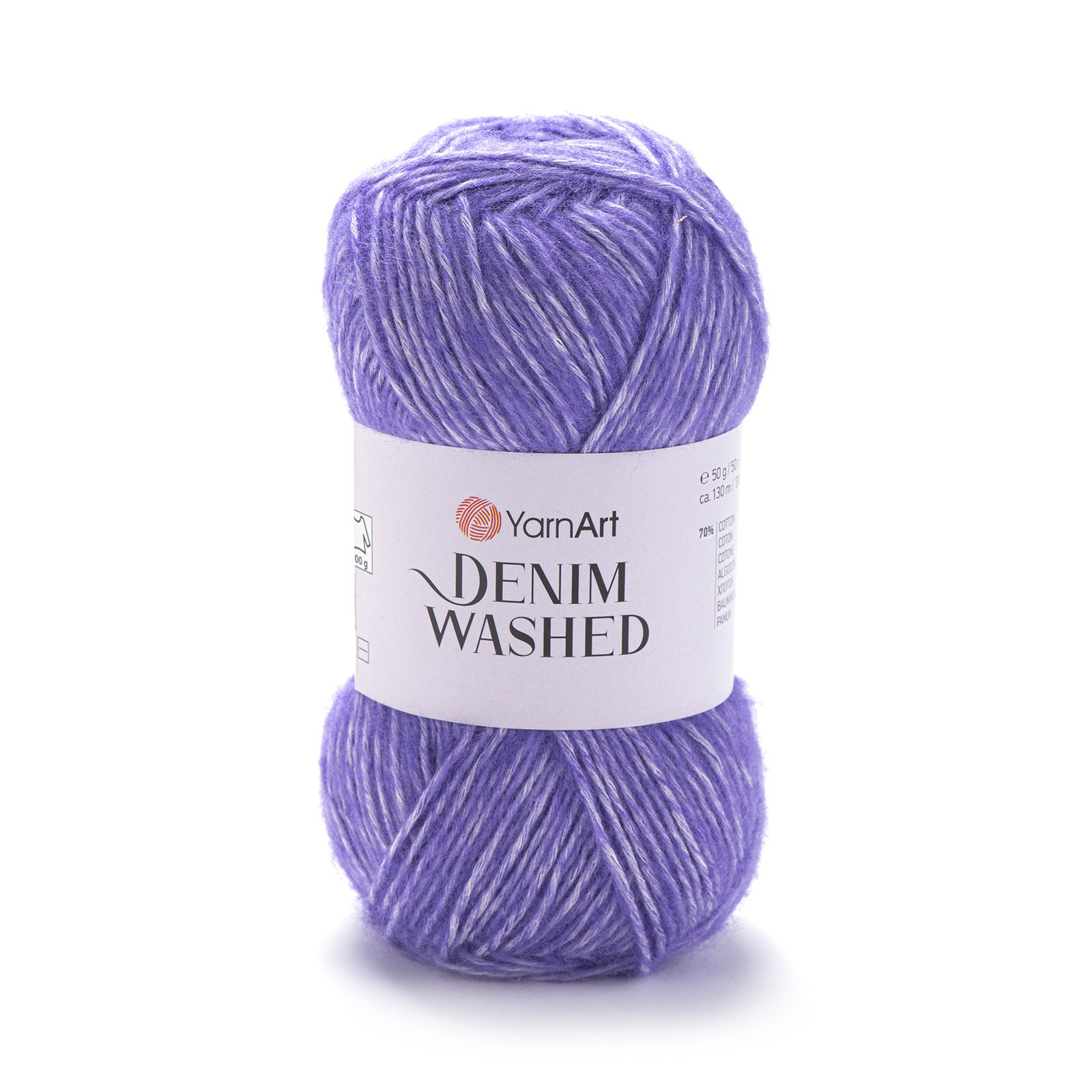 yarnart denim washed - purple (907) - 50gr (130mt) | 1pc