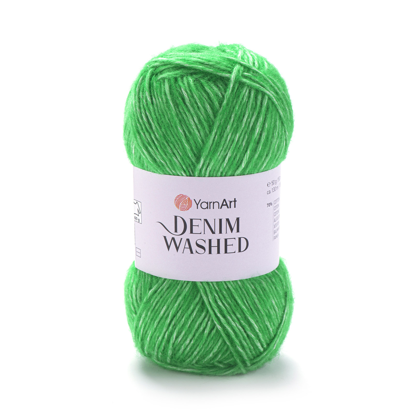 yarnart denim washed - green (909) - 50gr (130mt) | 1pc