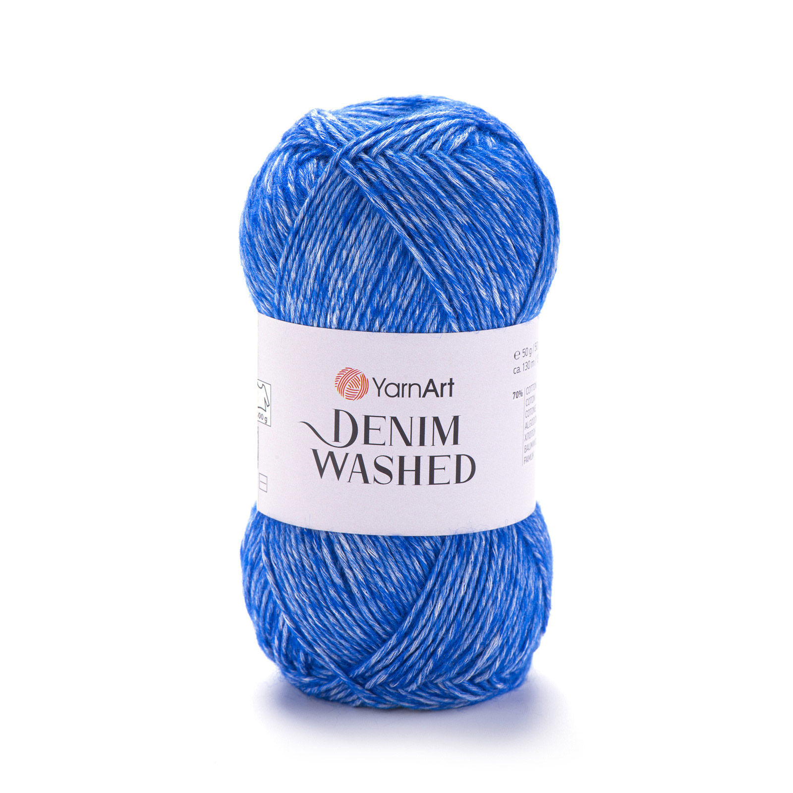 yarnart denim washed - blue (910) - 50gr (130mt) | 1pc