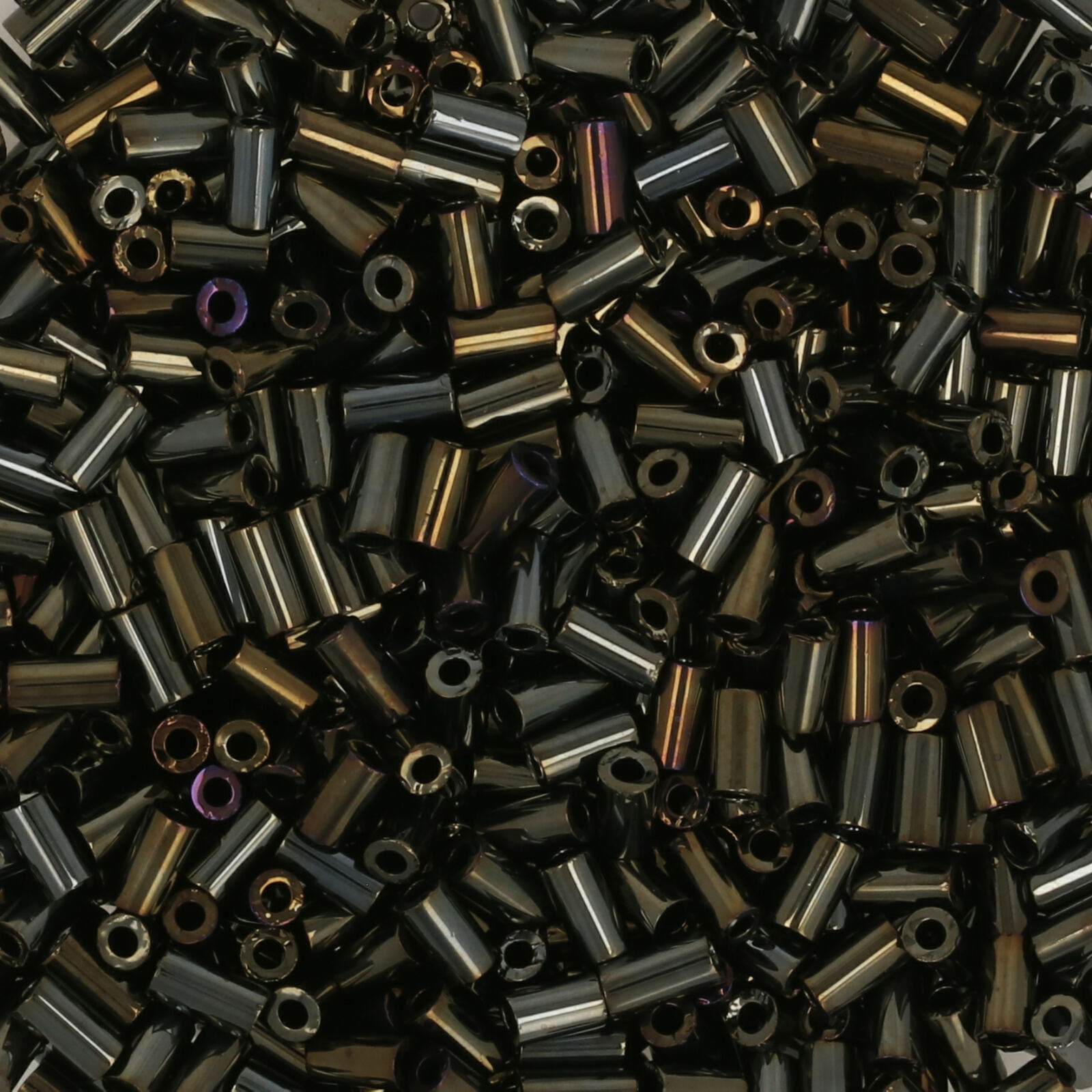 bugle toho beads 3mm - metallic iris brown (83) | 10gr