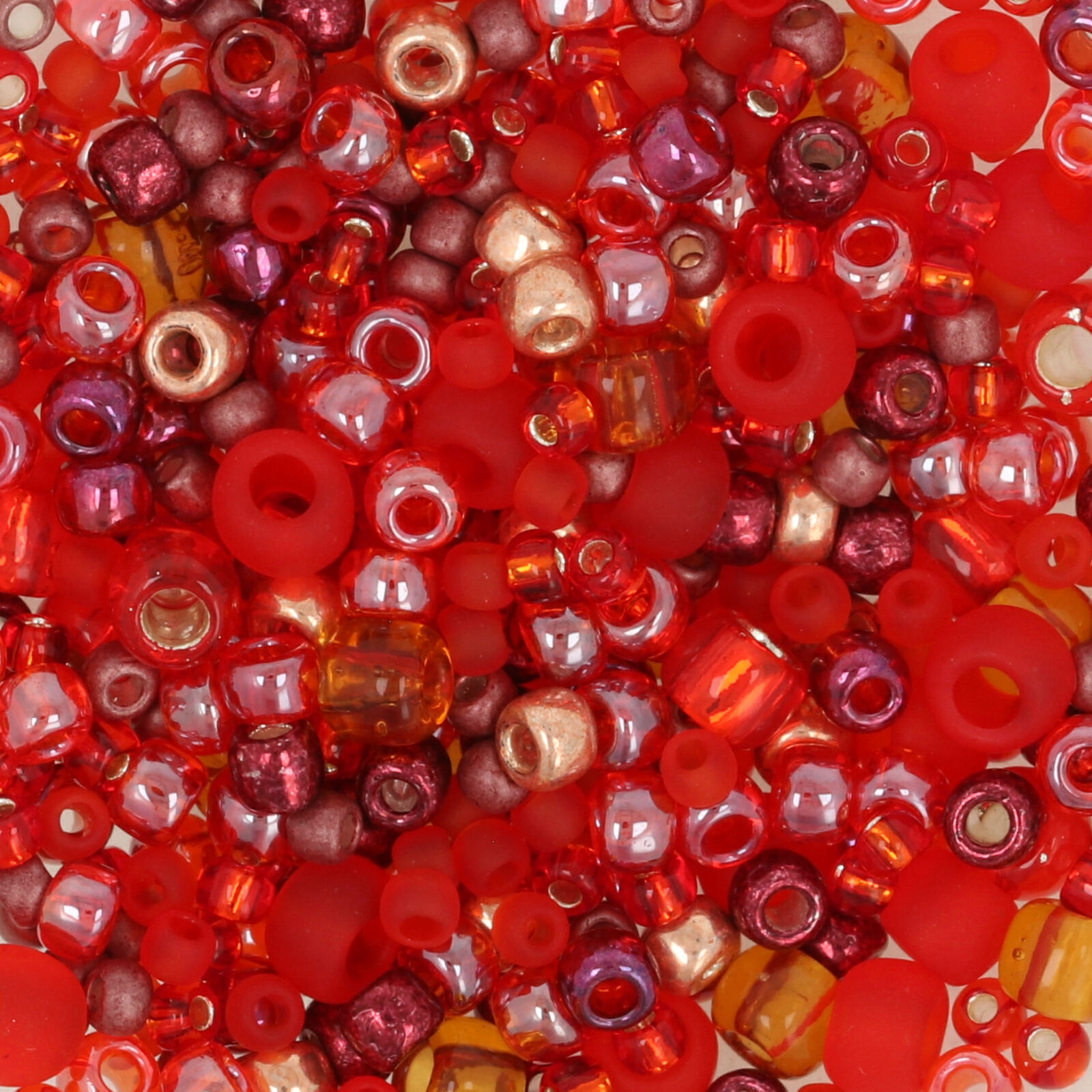 rocailles toho beads mix - momiji-red (3208) | 10gr