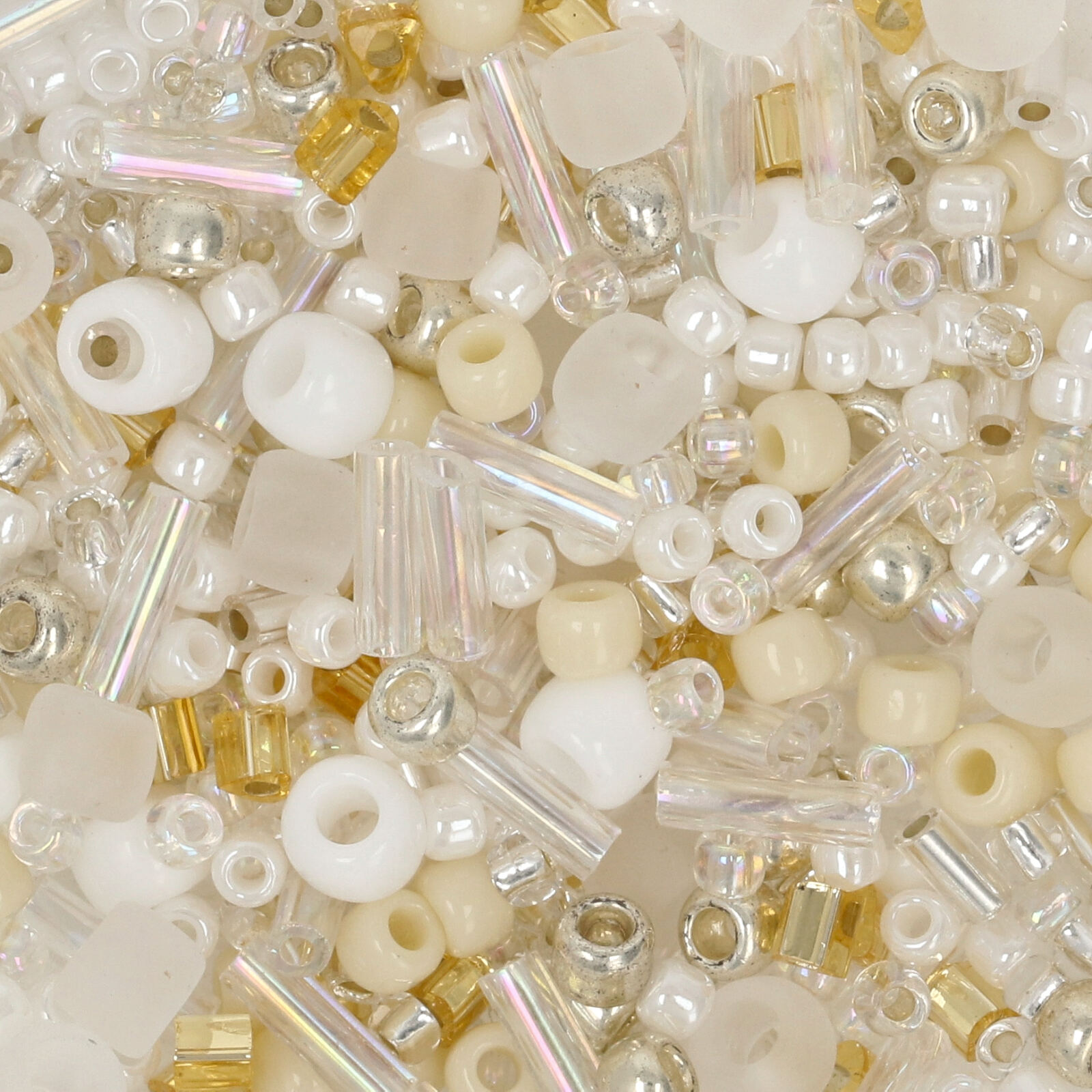 rocailles toho beads mix - hasu-white (3212) | 10gr