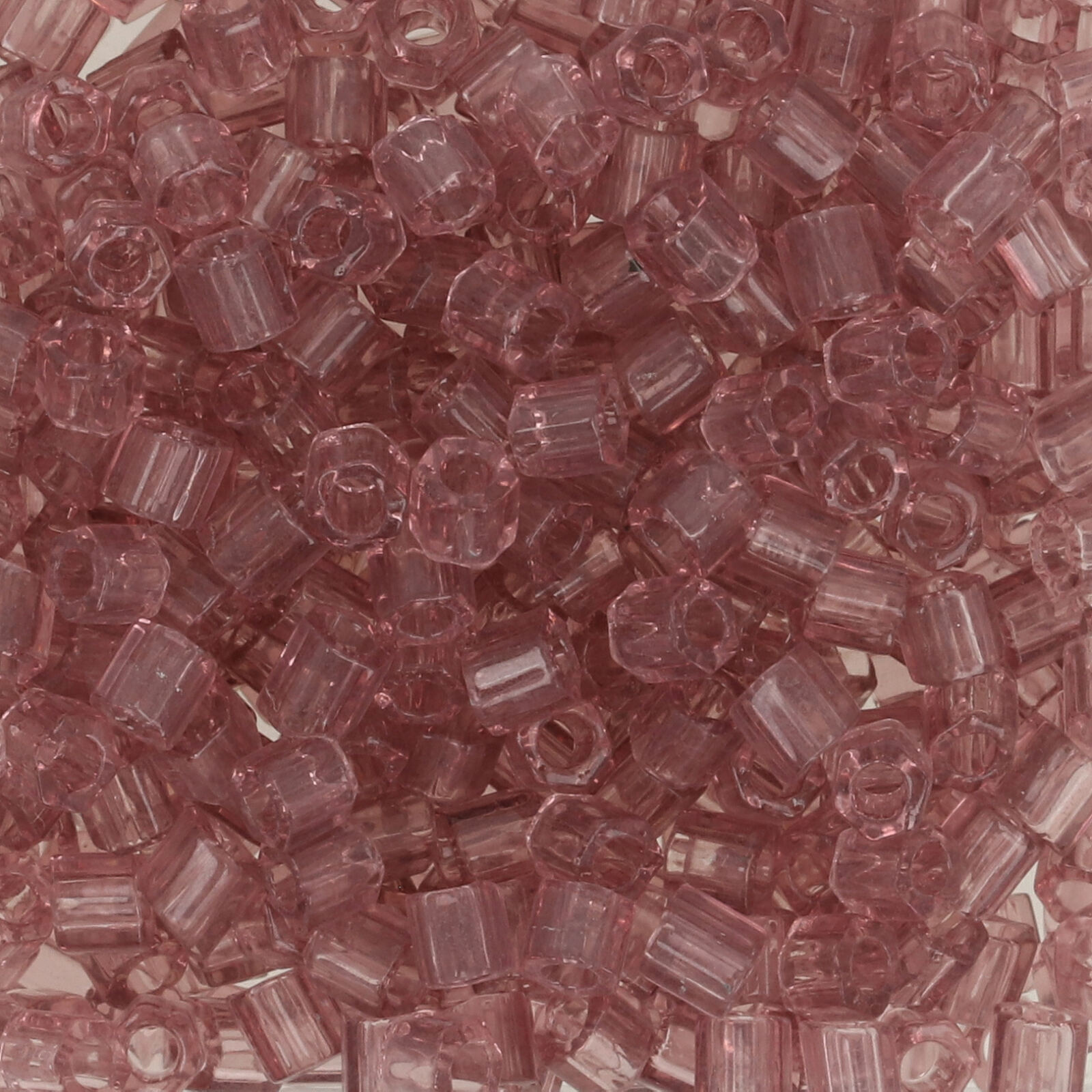 hexagon toho seed beads 8/0 transparent light amethyst (6) | 10gr