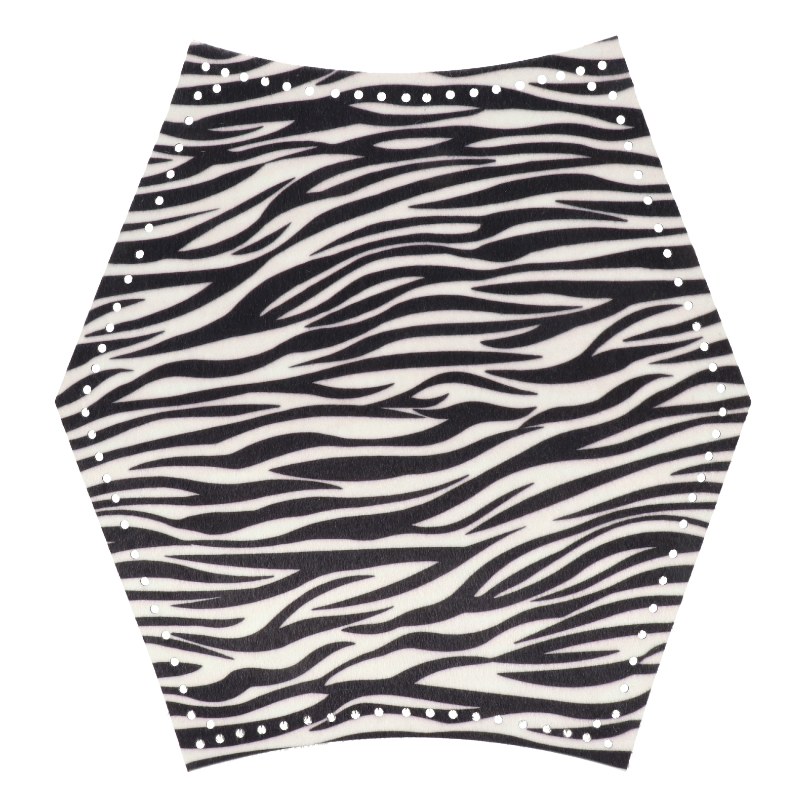 hobo bag set - pu leather zebra - 38x36cm | 1pc
