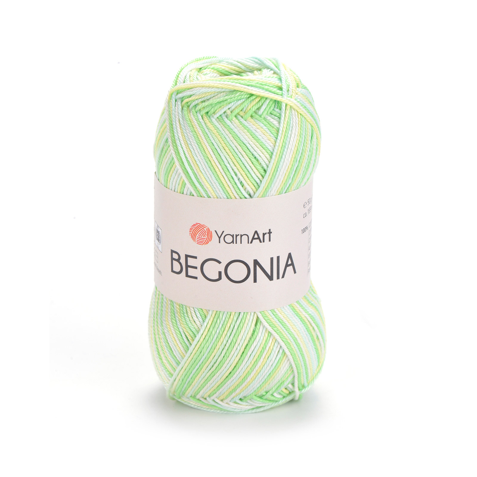 yarnart begonia melange - neon green (501) - 50gr (169mt) | 1pc
