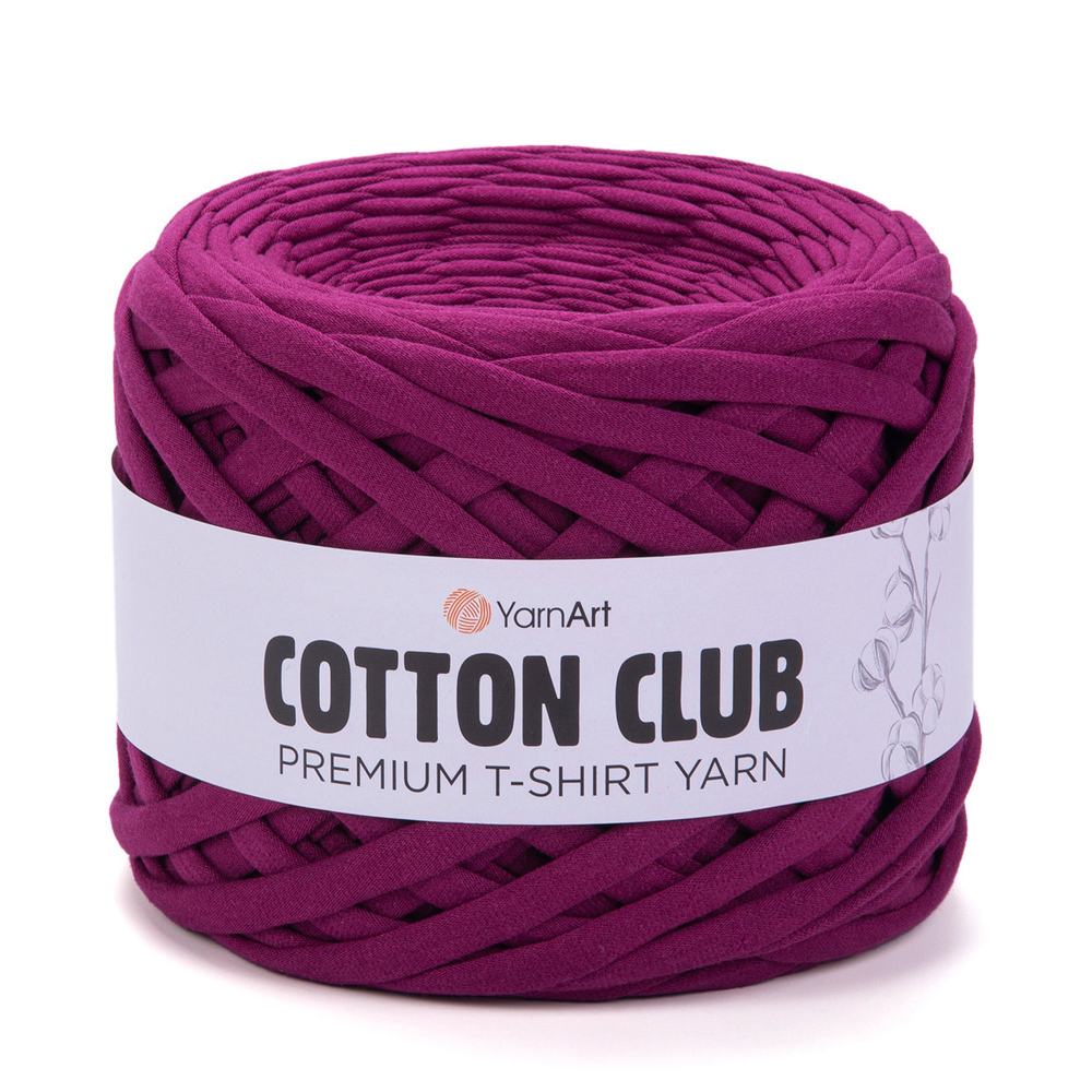 yarnart cotton club - cyclamen (7337) - 310gr (110mt) | 1pc