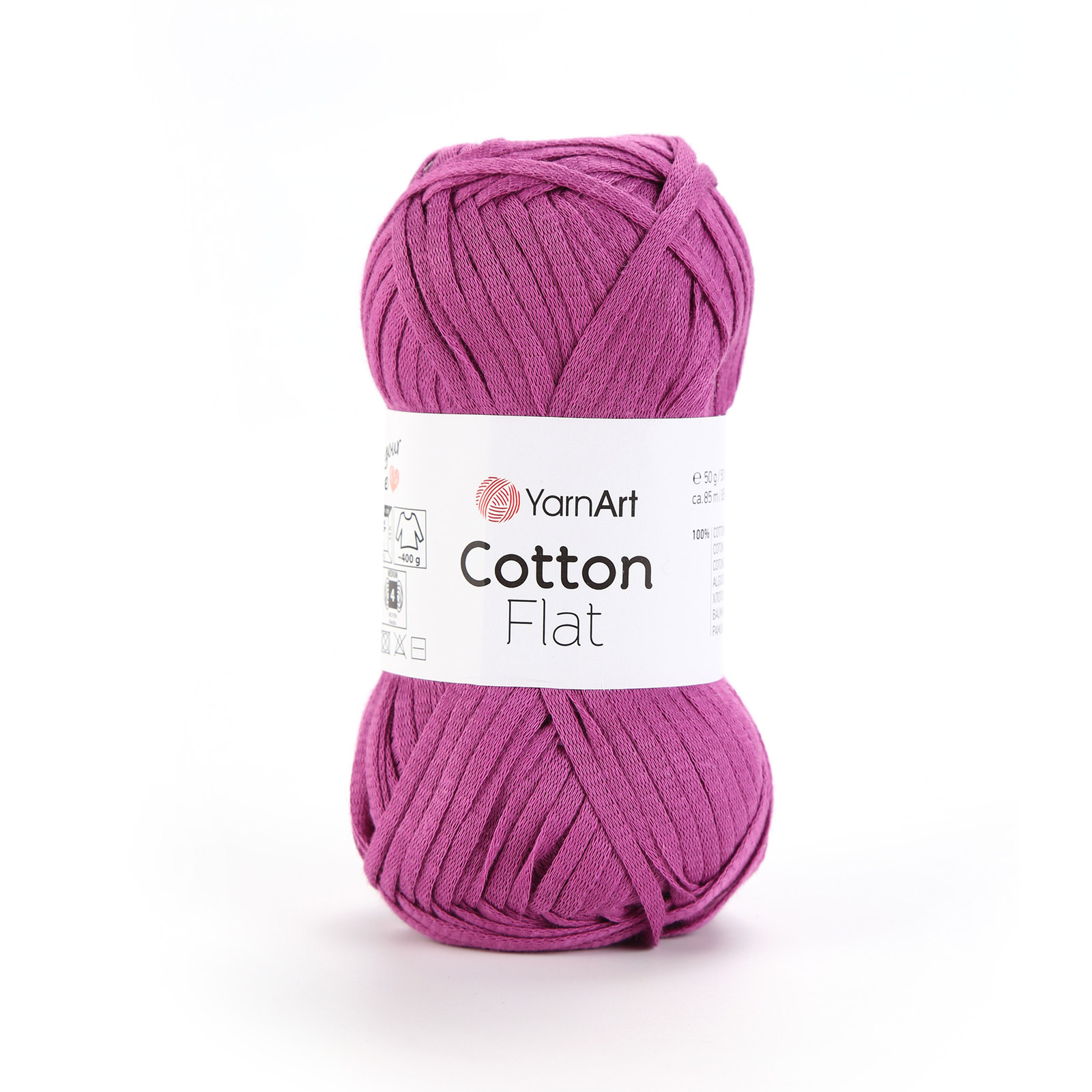 yarnart cotton flat - cyclamen (6710) - 50gr (85mt) | 1pc