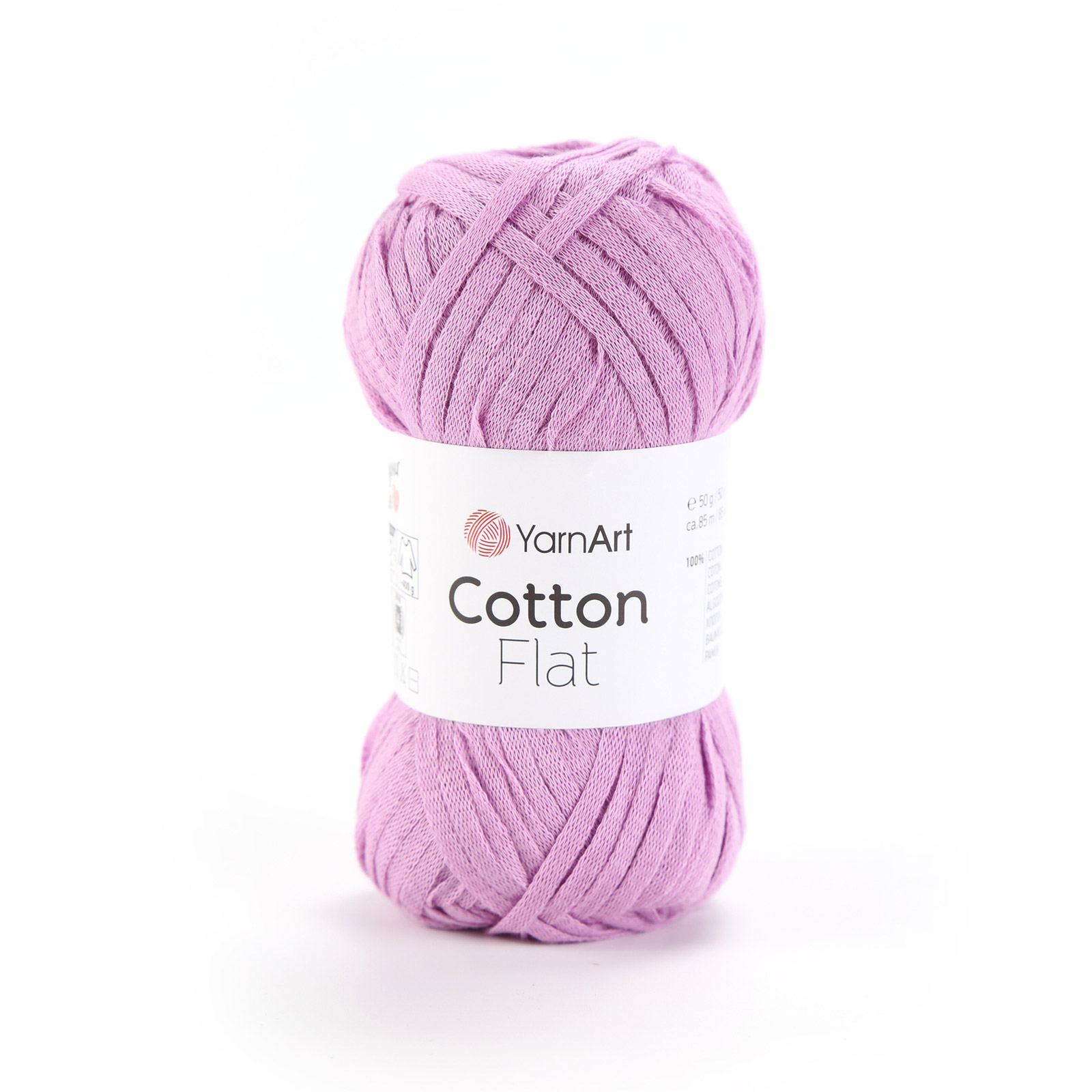 yarnart cotton flat - lilac (6713) - 50gr (85mt) | 1pc