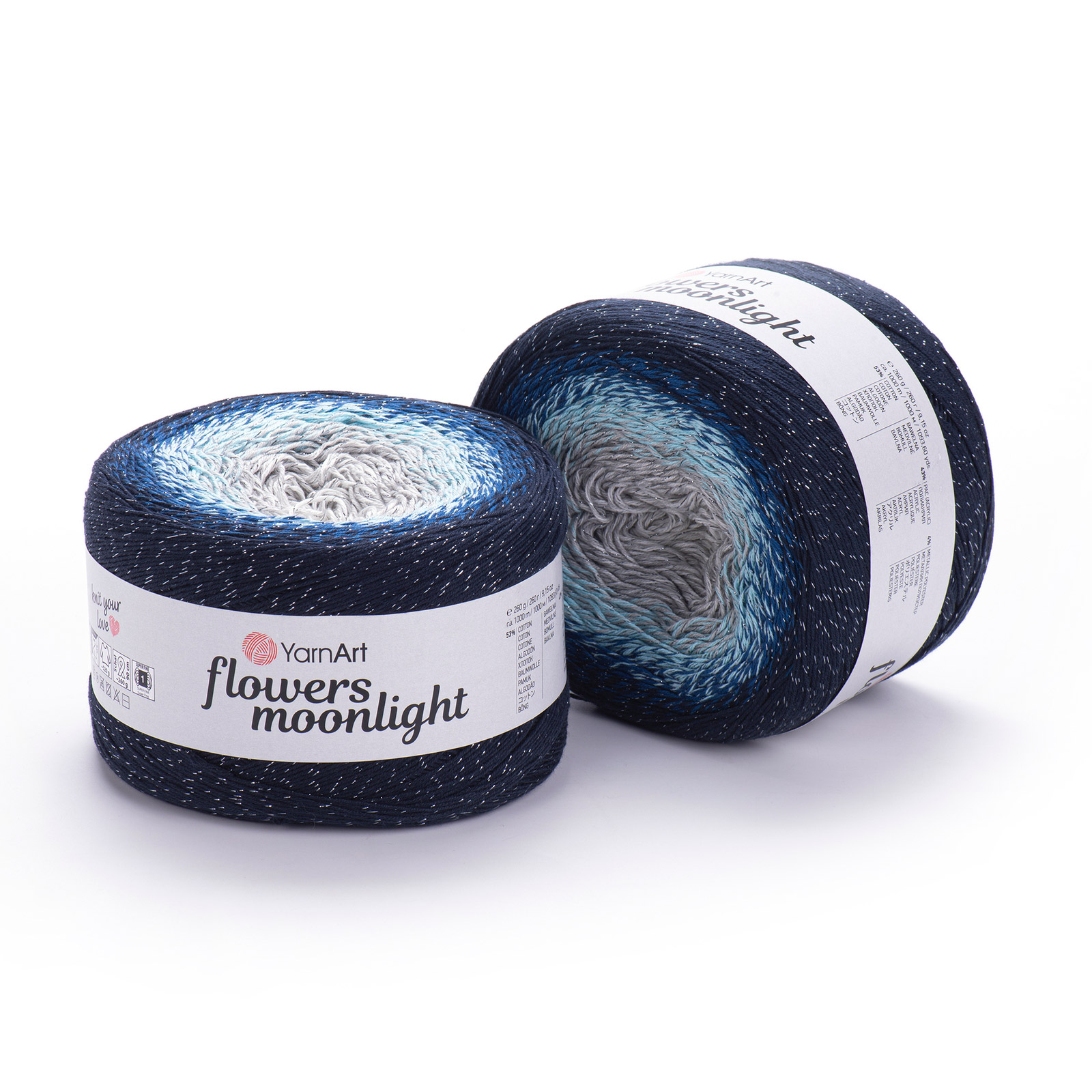 yarnart flowers moonlight - dunkel (3261) - 260gr (1000mt) | 1st