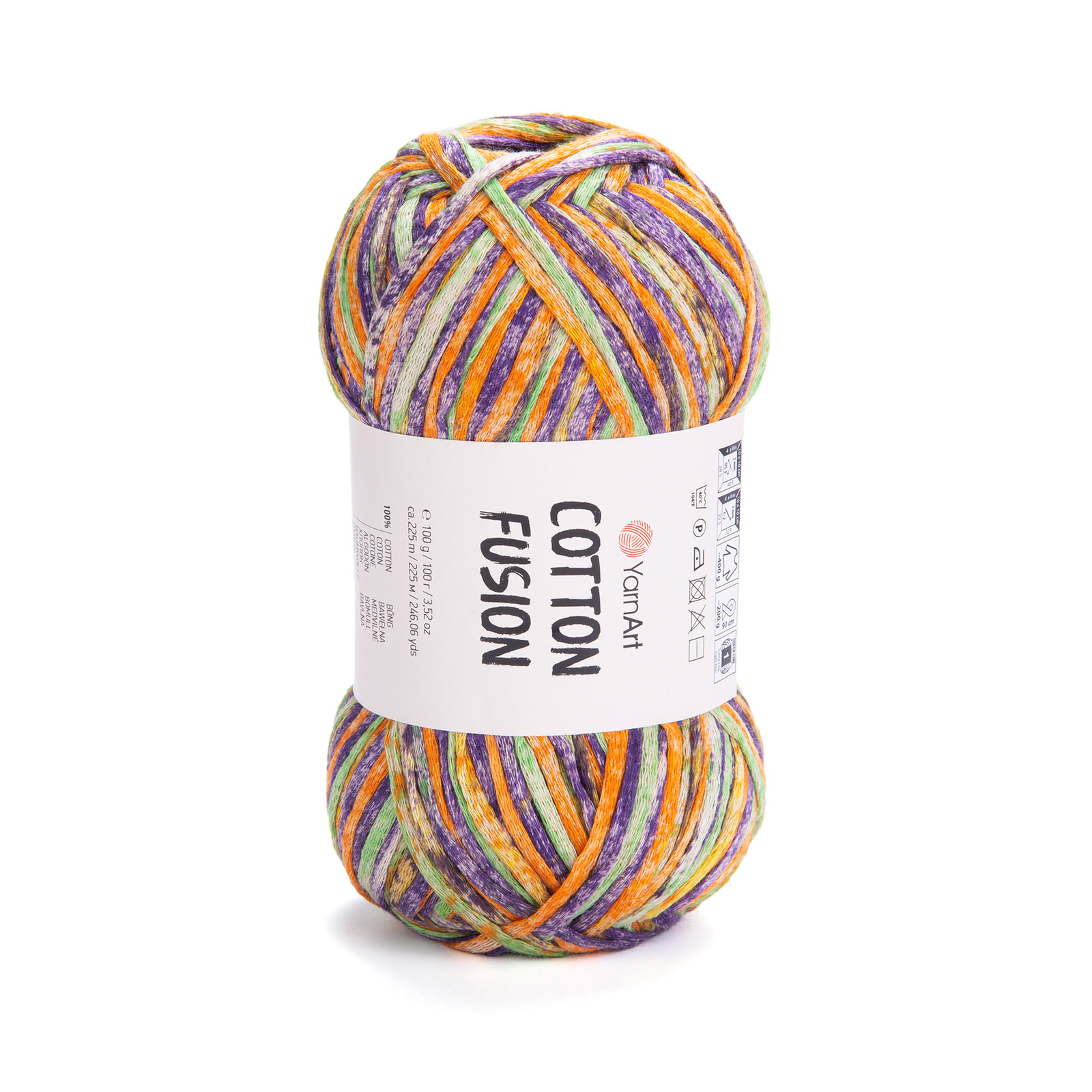 yarnart cotton fusion - funky (3649) - 100gr (225mt) | 1pc