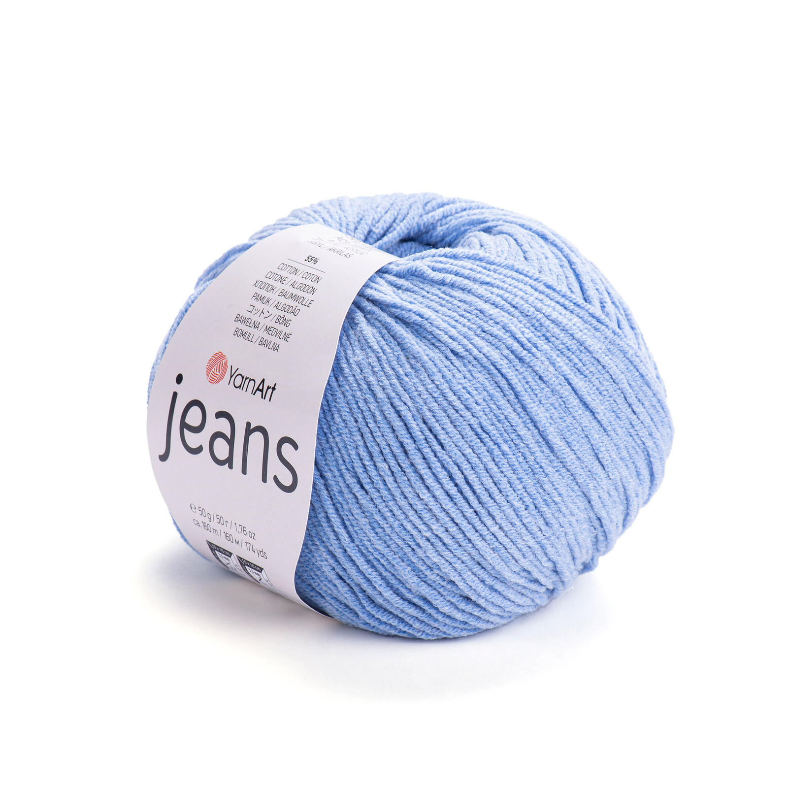 yarnart jeans - light blue (15) - 50gr (160mt) | 1pc