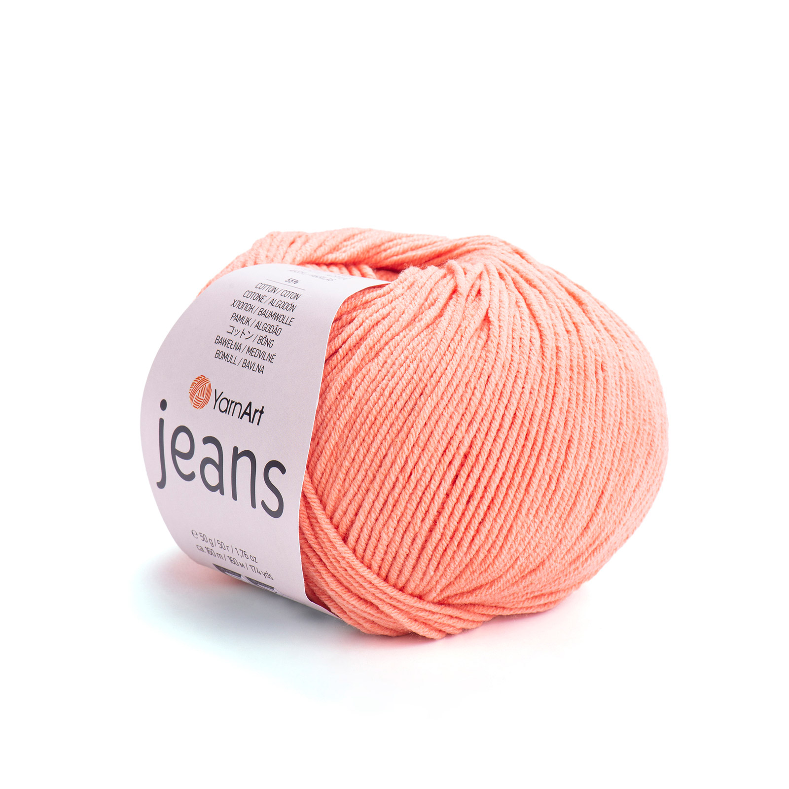 yarnart jeans - salmon (23) - 50gr (160mt) | 1pc