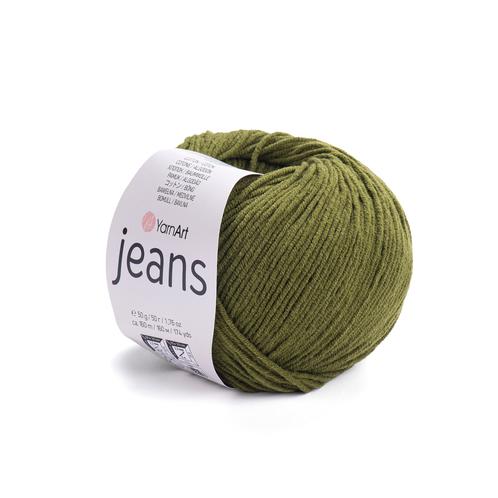 yarnart jeans - militär (82) - 50gr (160mt) | 1st