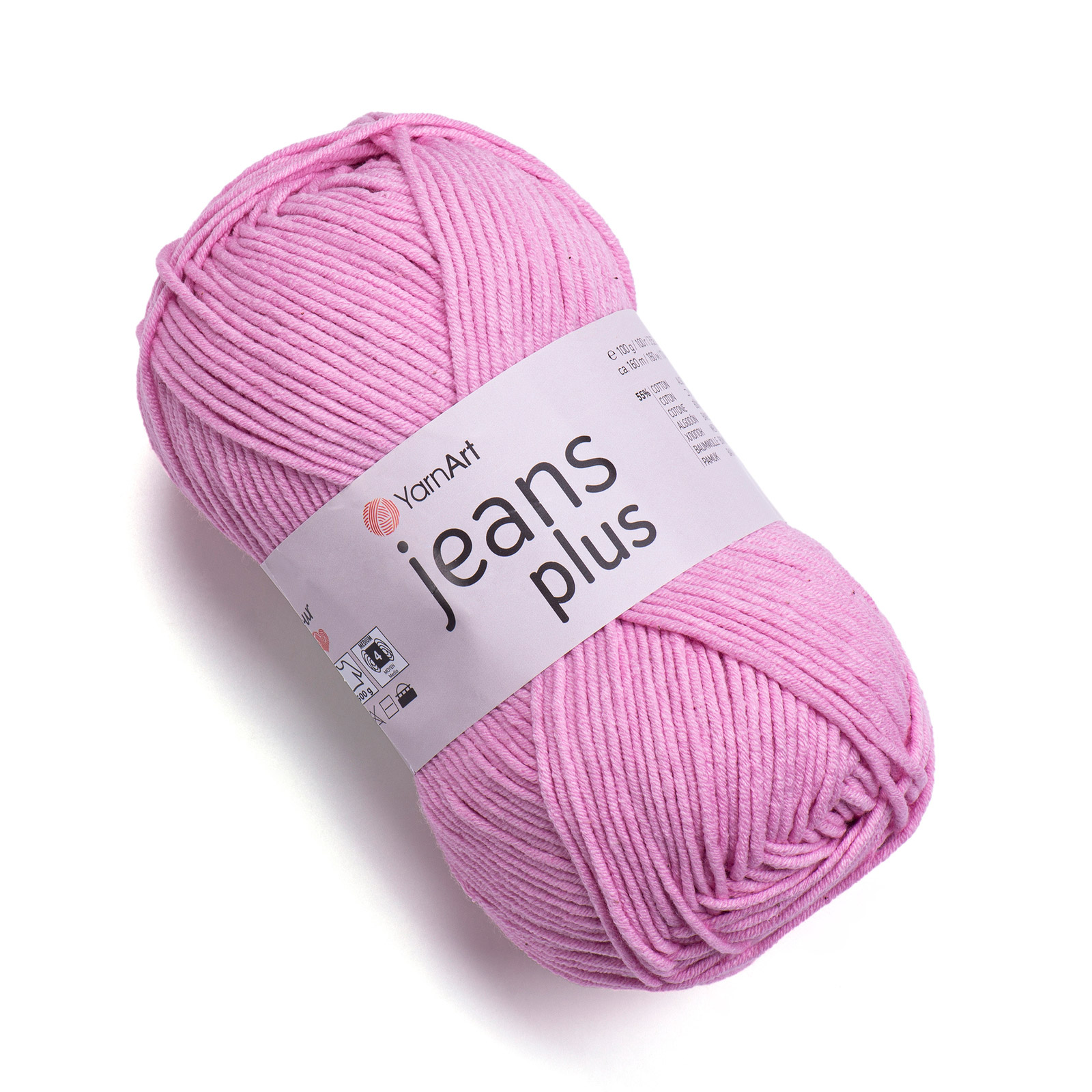 yarnart jeans plus - rose (20) - 100gr (160mt) | 1pc