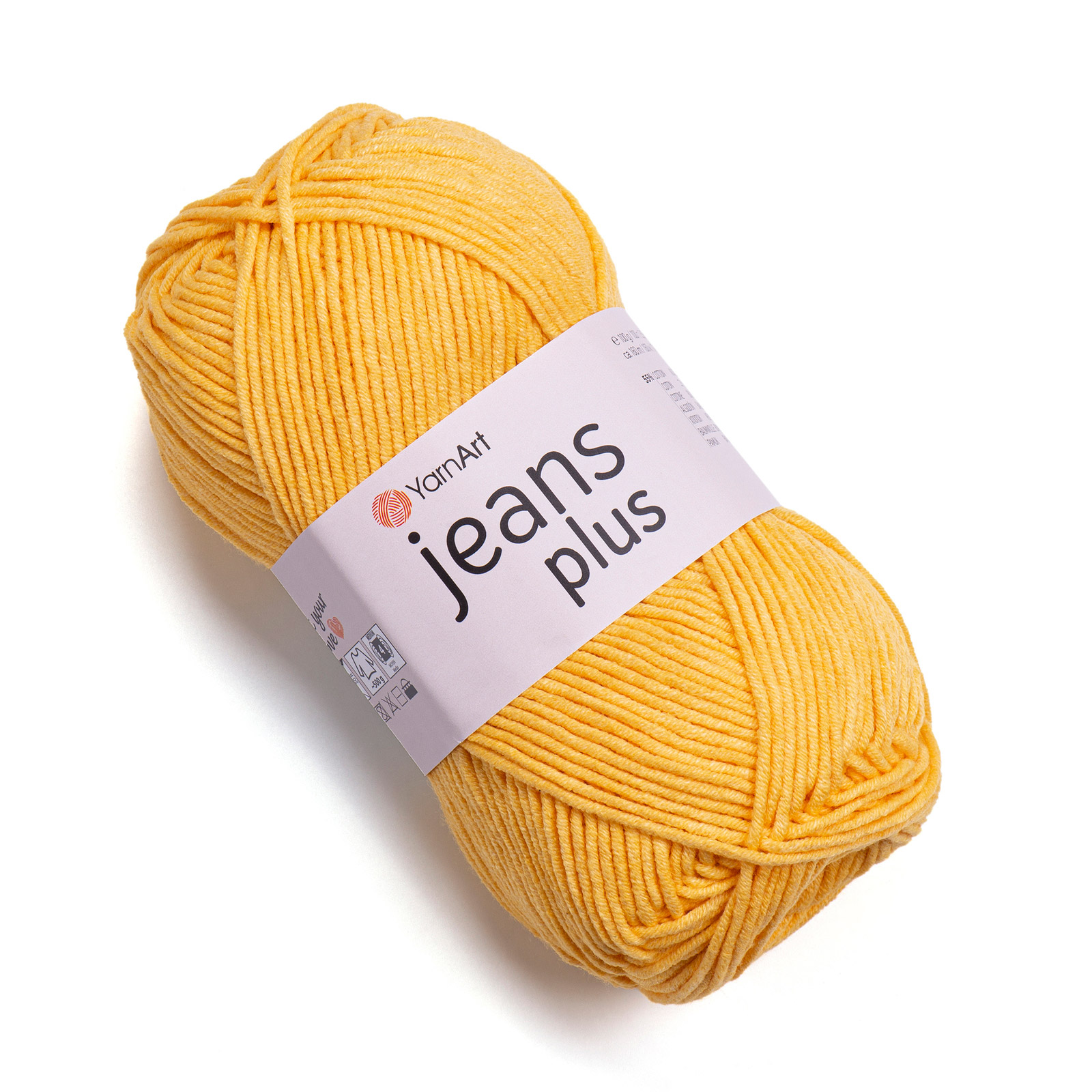 yarnart jeans plus - gelb (35) - 100gr (160mt) | 1st