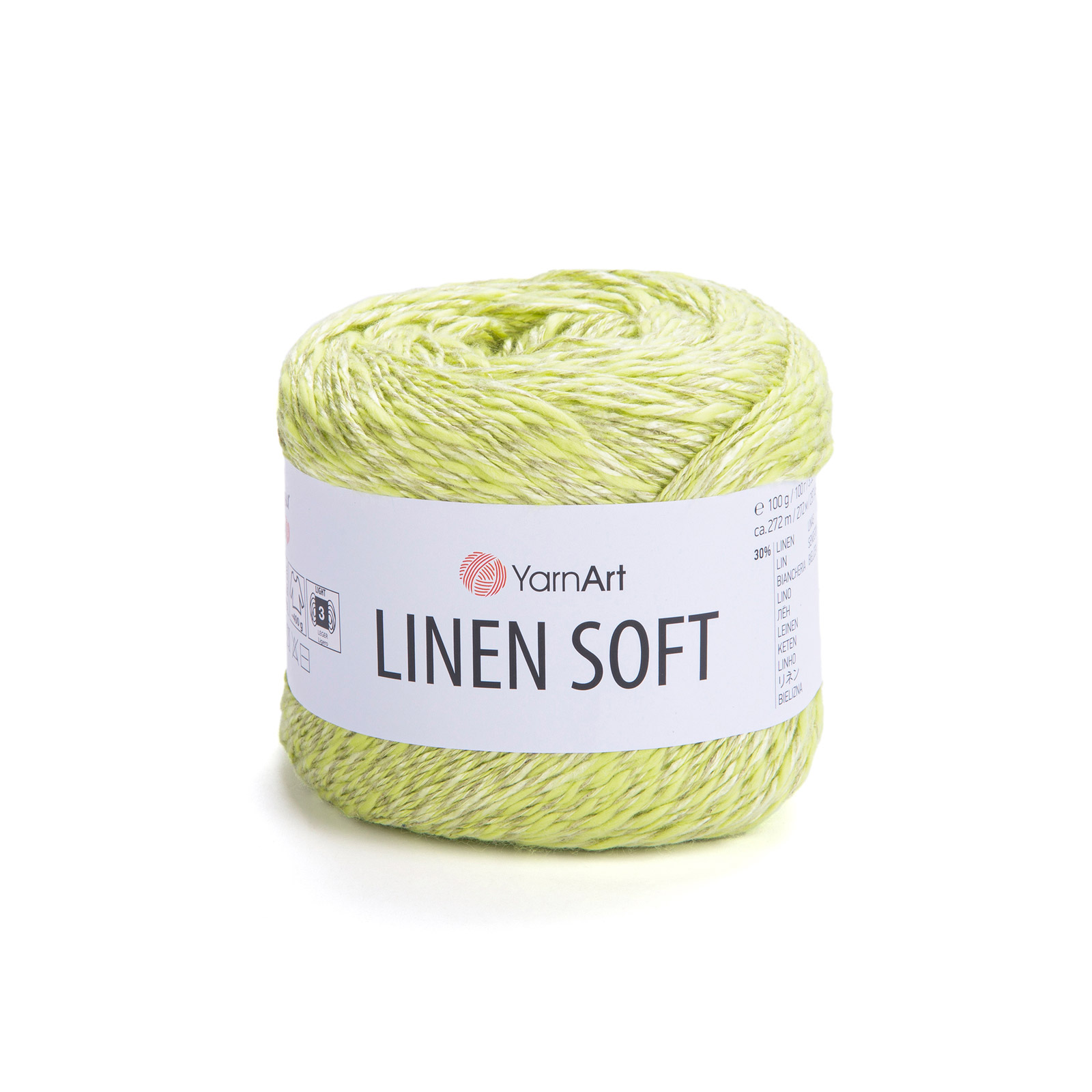 yarnart linen soft - lime (7311) - 100gr (272mt) | 1pc