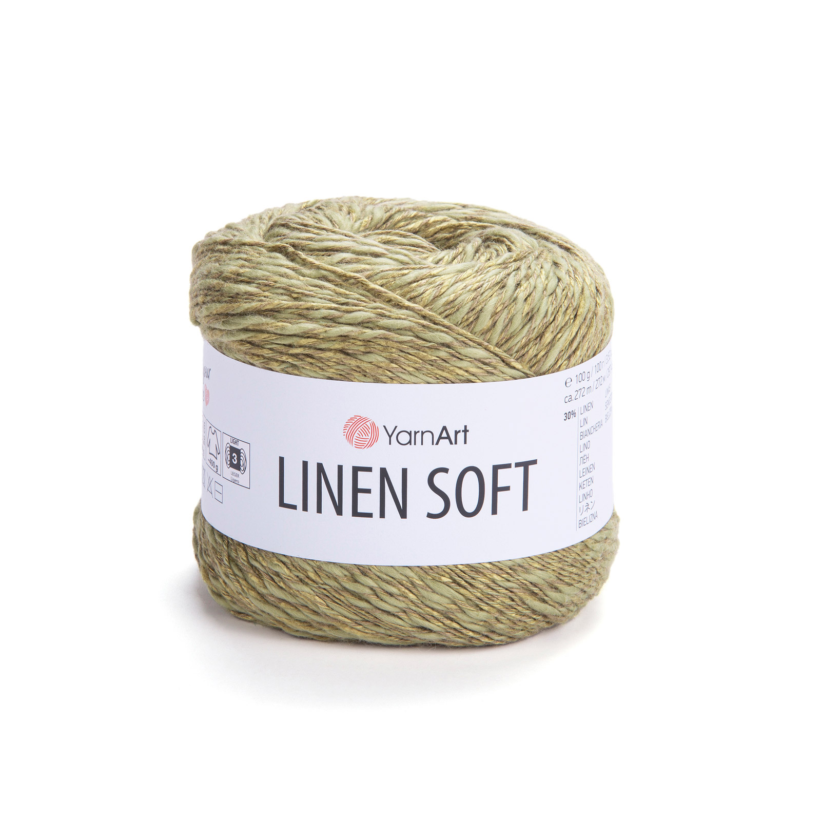 yarnart linen soft - olive (7313) - 100gr (272mt) | 1pc