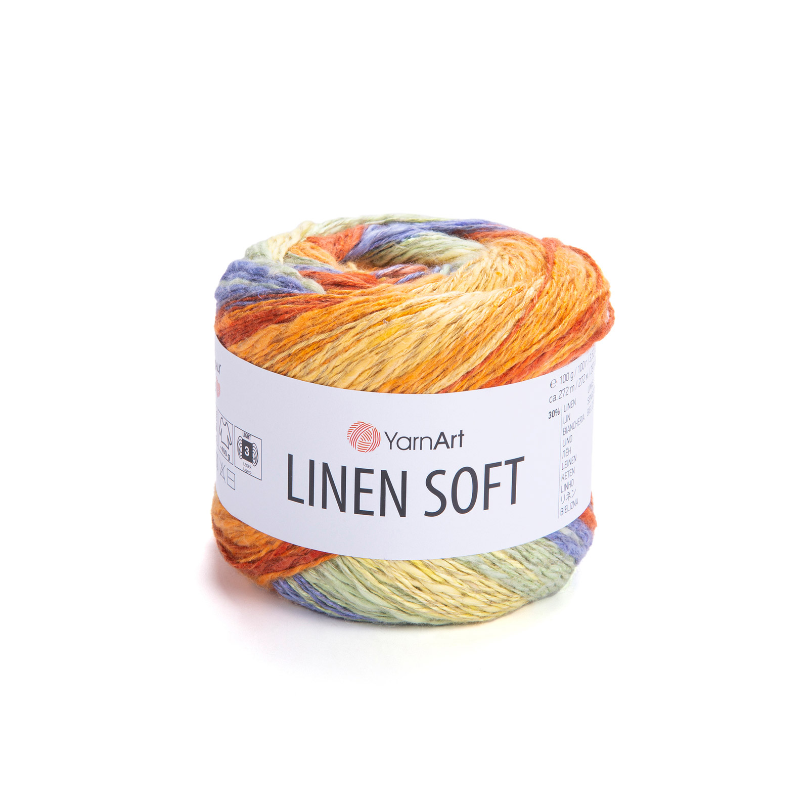 yarnart linen soft - sunset (7412) - 100gr (272mt) | 1pc
