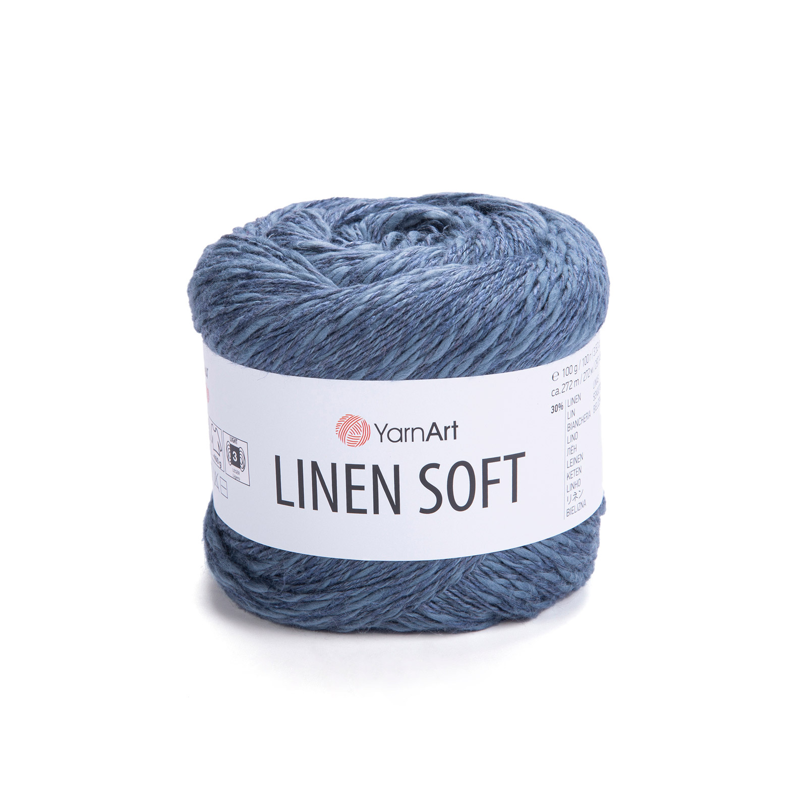 yarnart linen soft - denim (7316) - 100gr (272mt) | 1pc