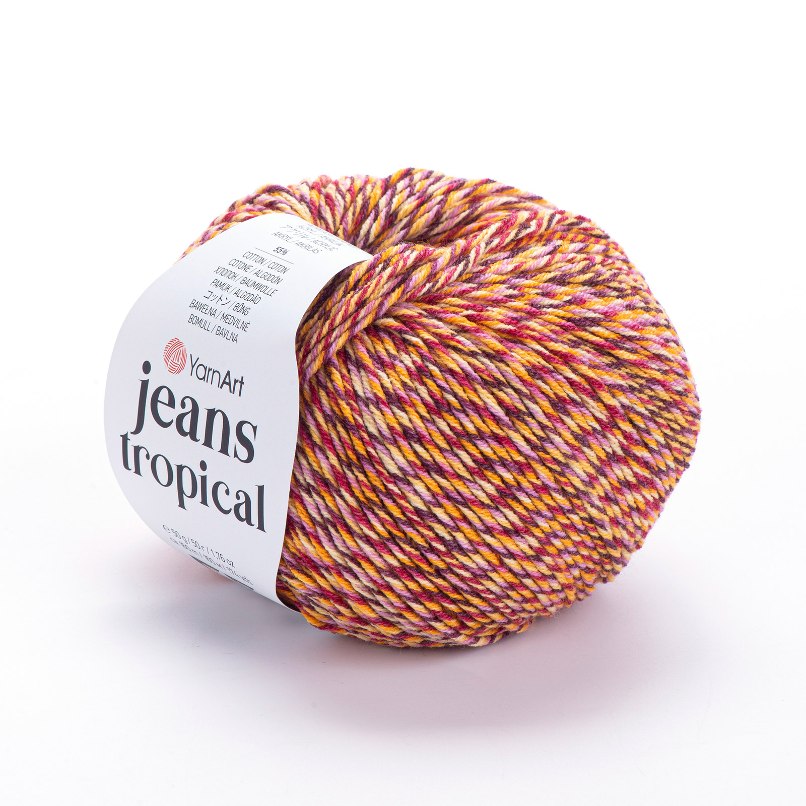 yarnart jeans tropical - juicy (613) - 50gr (160mt) | 1pc