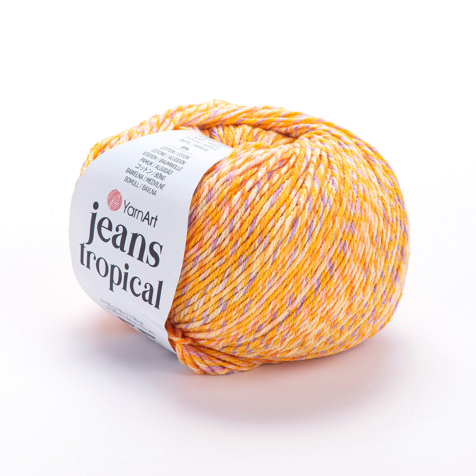 yarnart jeans tropical - sunny (617) - 50gr (160mt) | 1pc