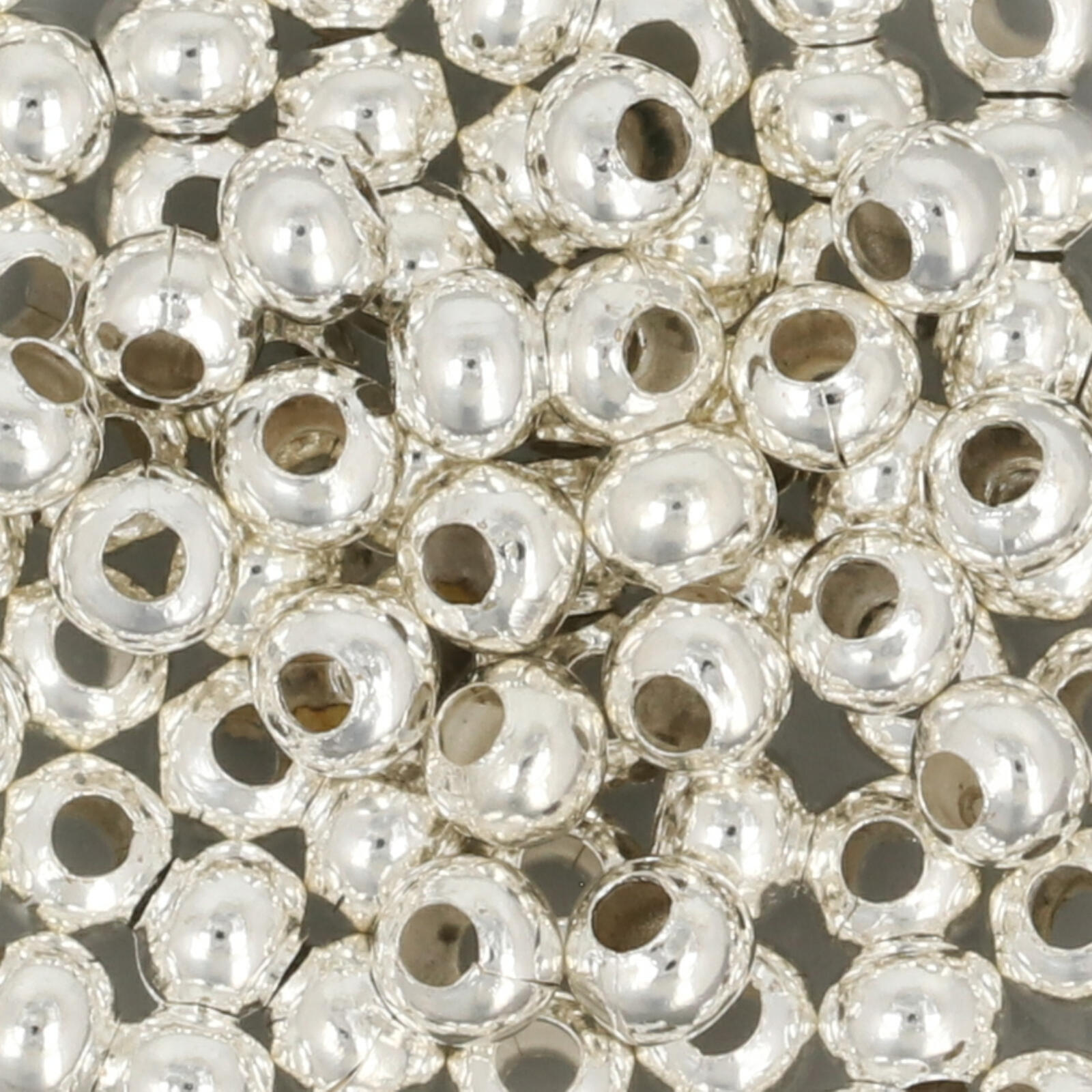 metal seed beads 8/0 silver | 5gr
