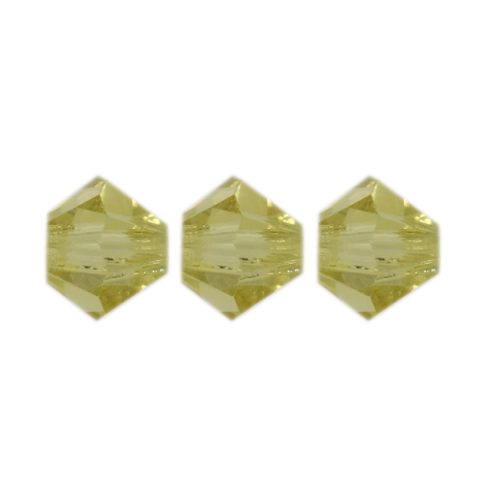 doppelkegel preciosa acid yellow 4mm | 40st