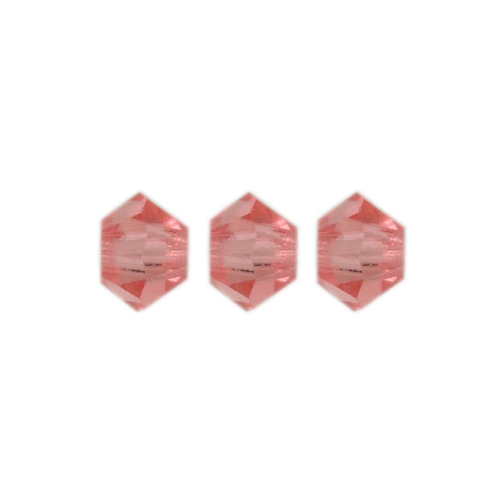 bicone preciosa rose peach 3mm | 40pc