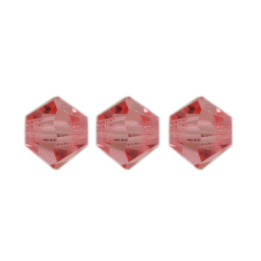 bicone preciosa rose peach 4mm | 40pc