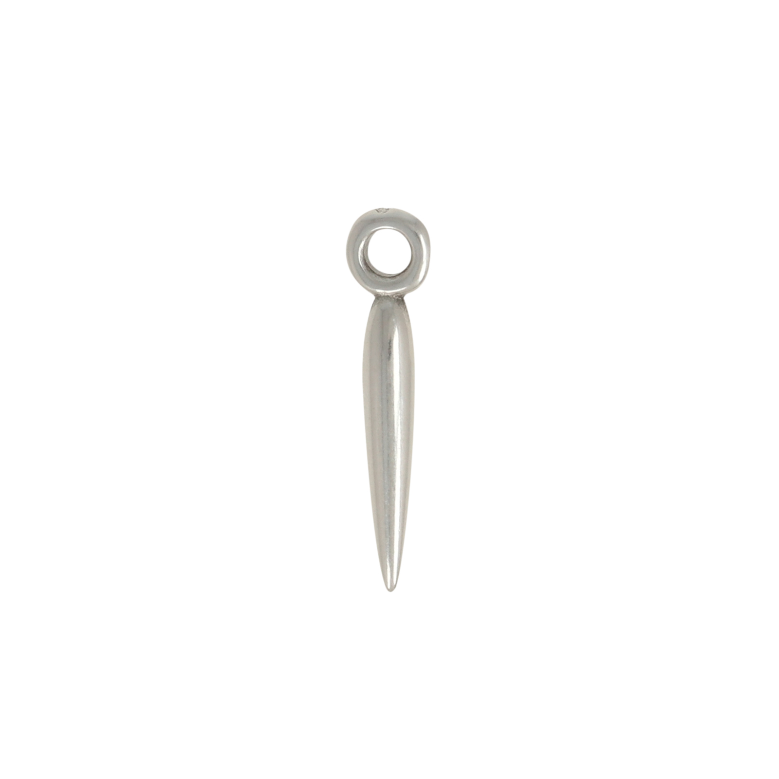 anhänger spitze antik versilbert 16x2mm | 4st