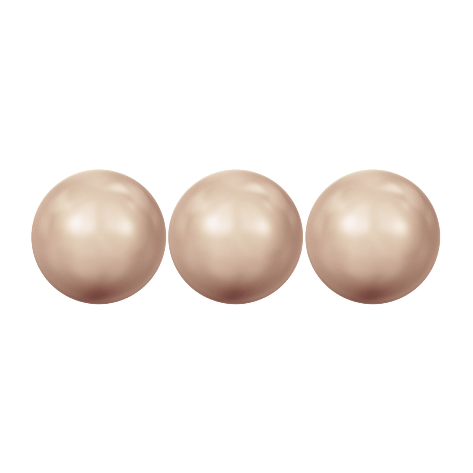 runde perlen (5810) rose gold 8mm | 10st