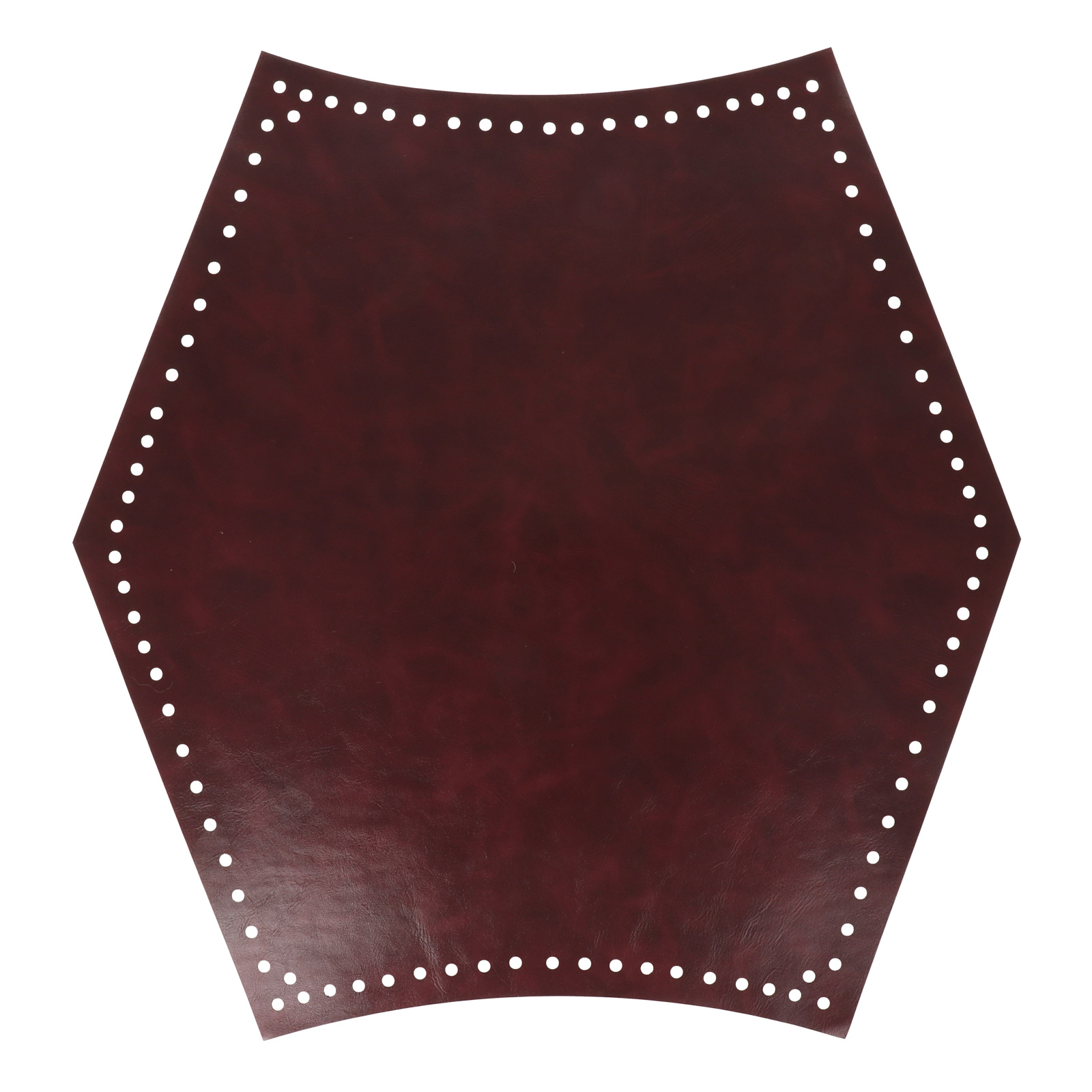hobo bag set - pu leather bordeaux - 38x36cm | 1pc